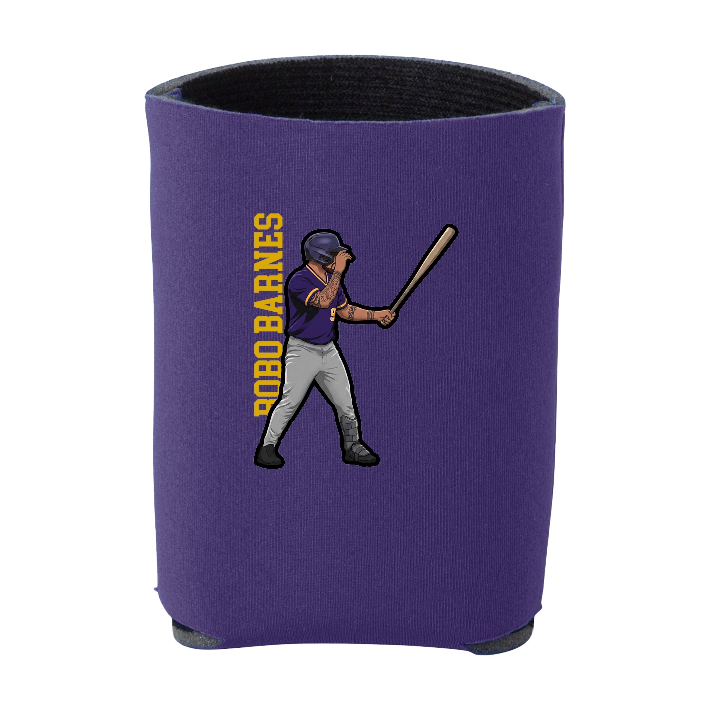 Can Holder — Name Vertical in Purple