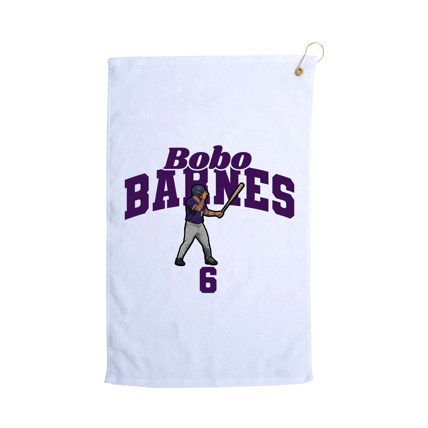 Golf Towel — Signature Arch in White