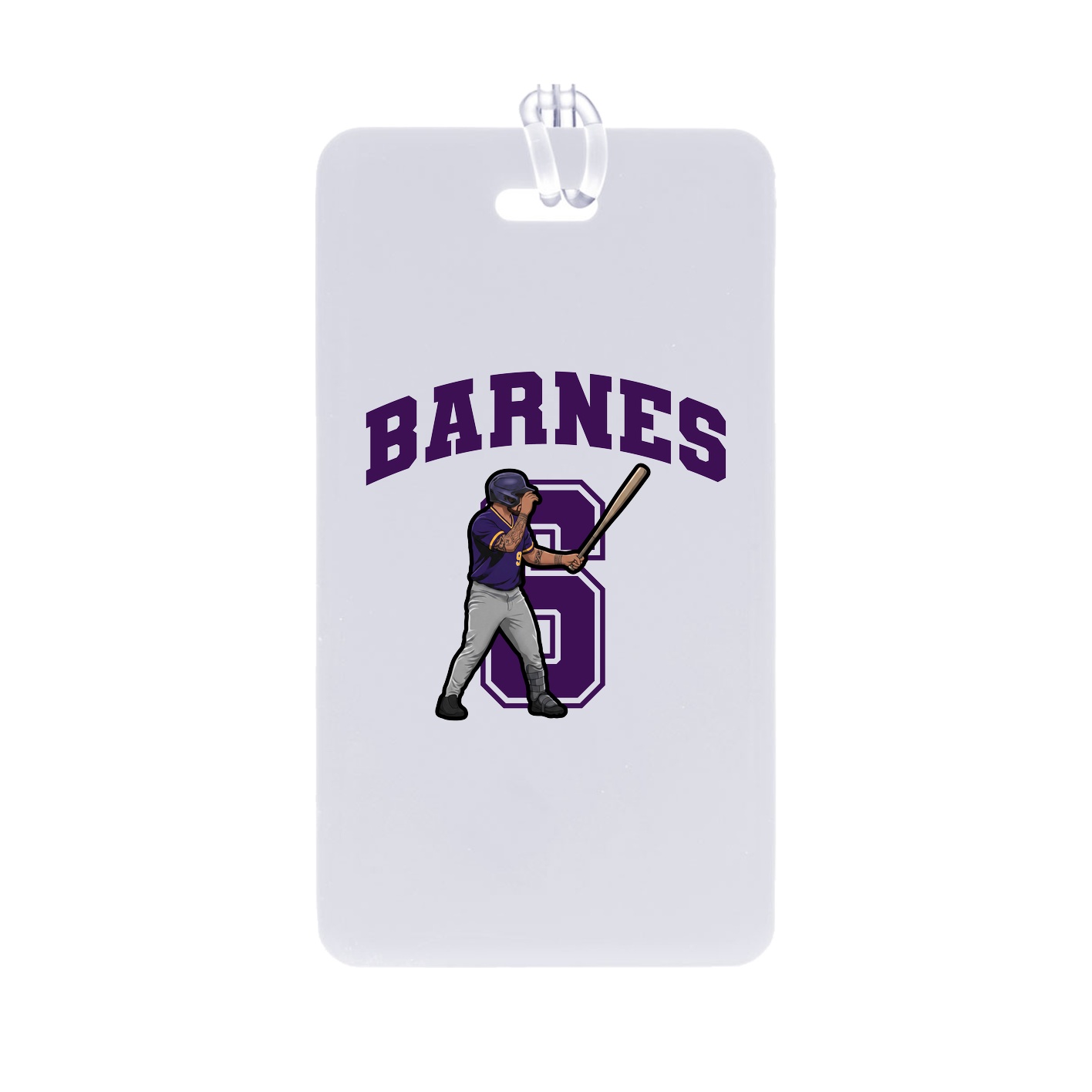 Bag Tag — Number in Classic