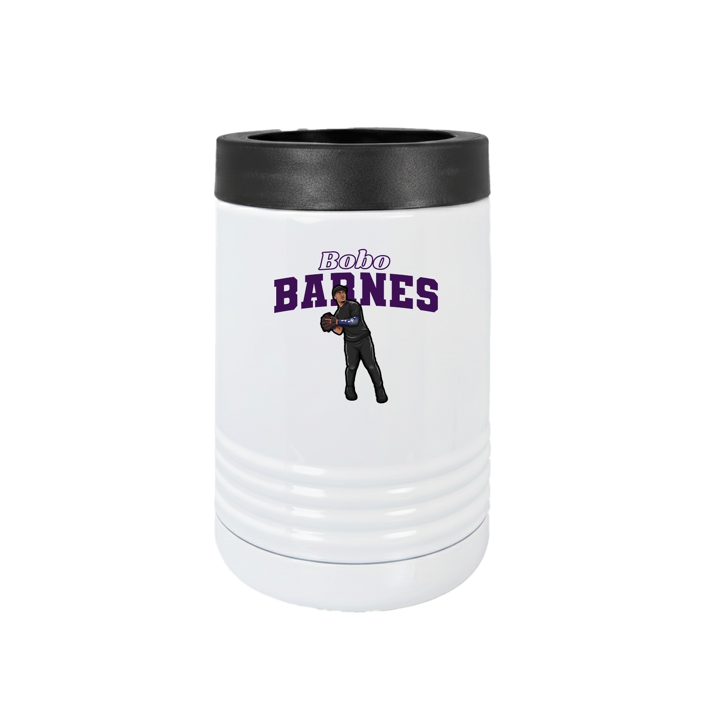 Beverage Holder — Name Arch in White