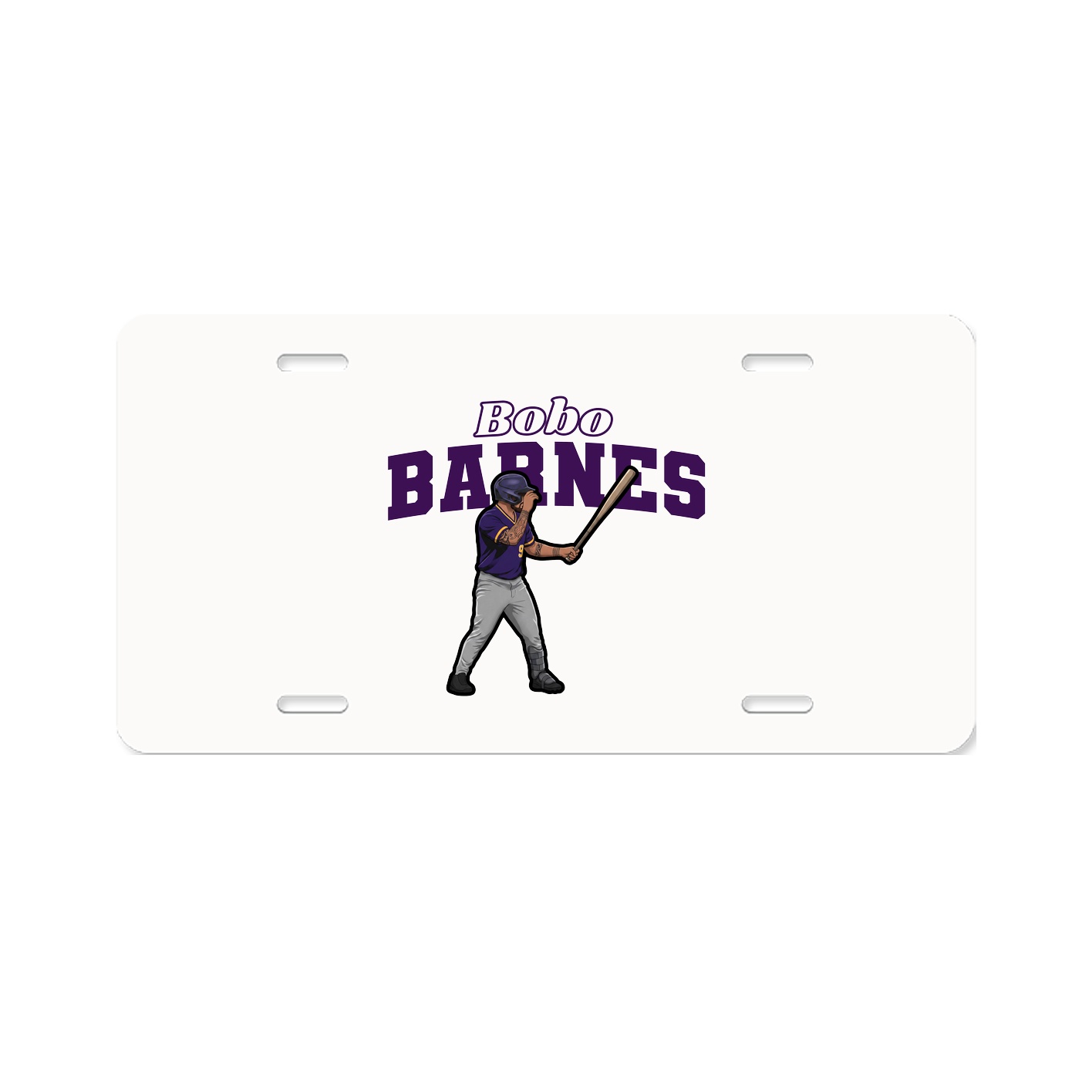 License Plate — Name Arch in Classic