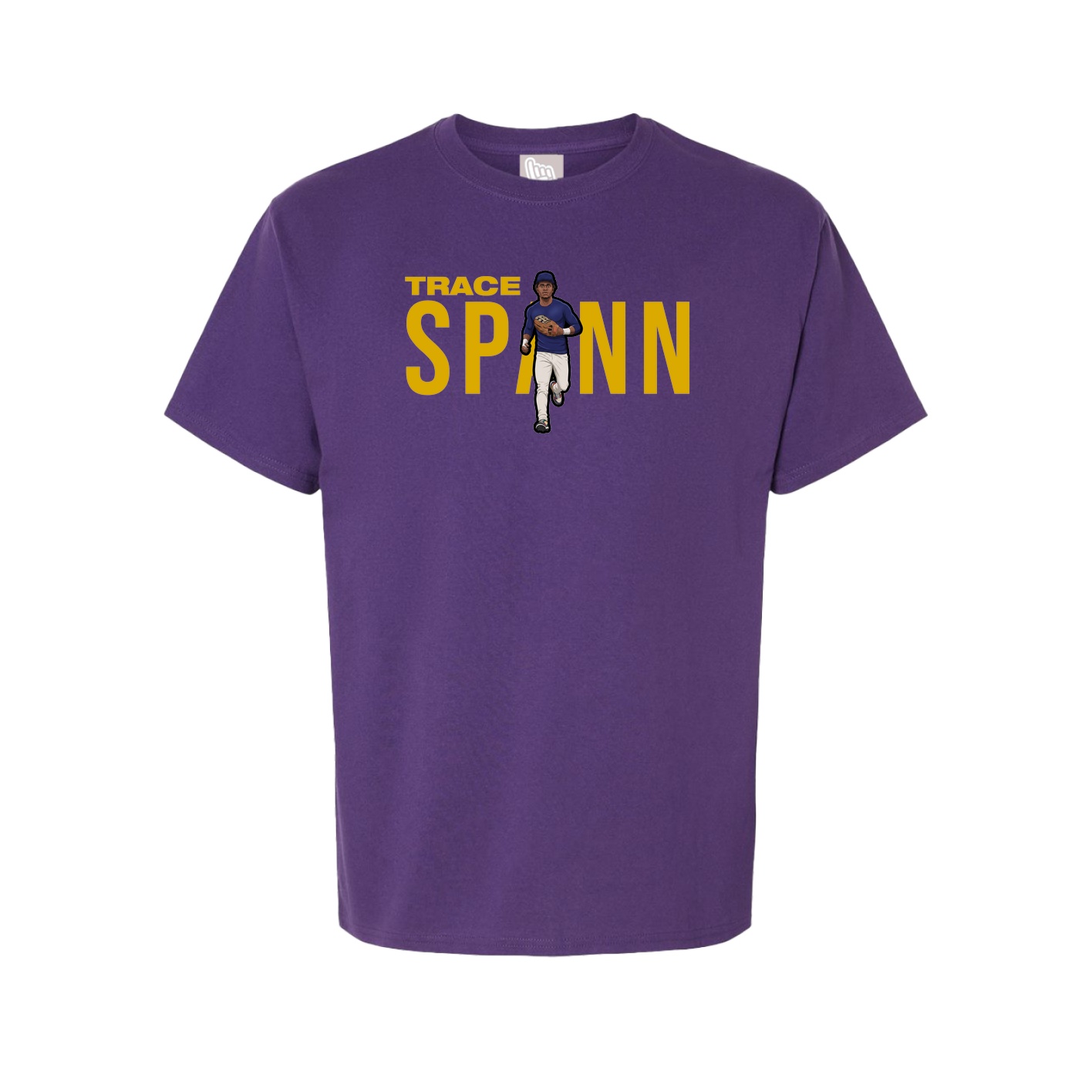 Youth Tee — Player Name in Purple