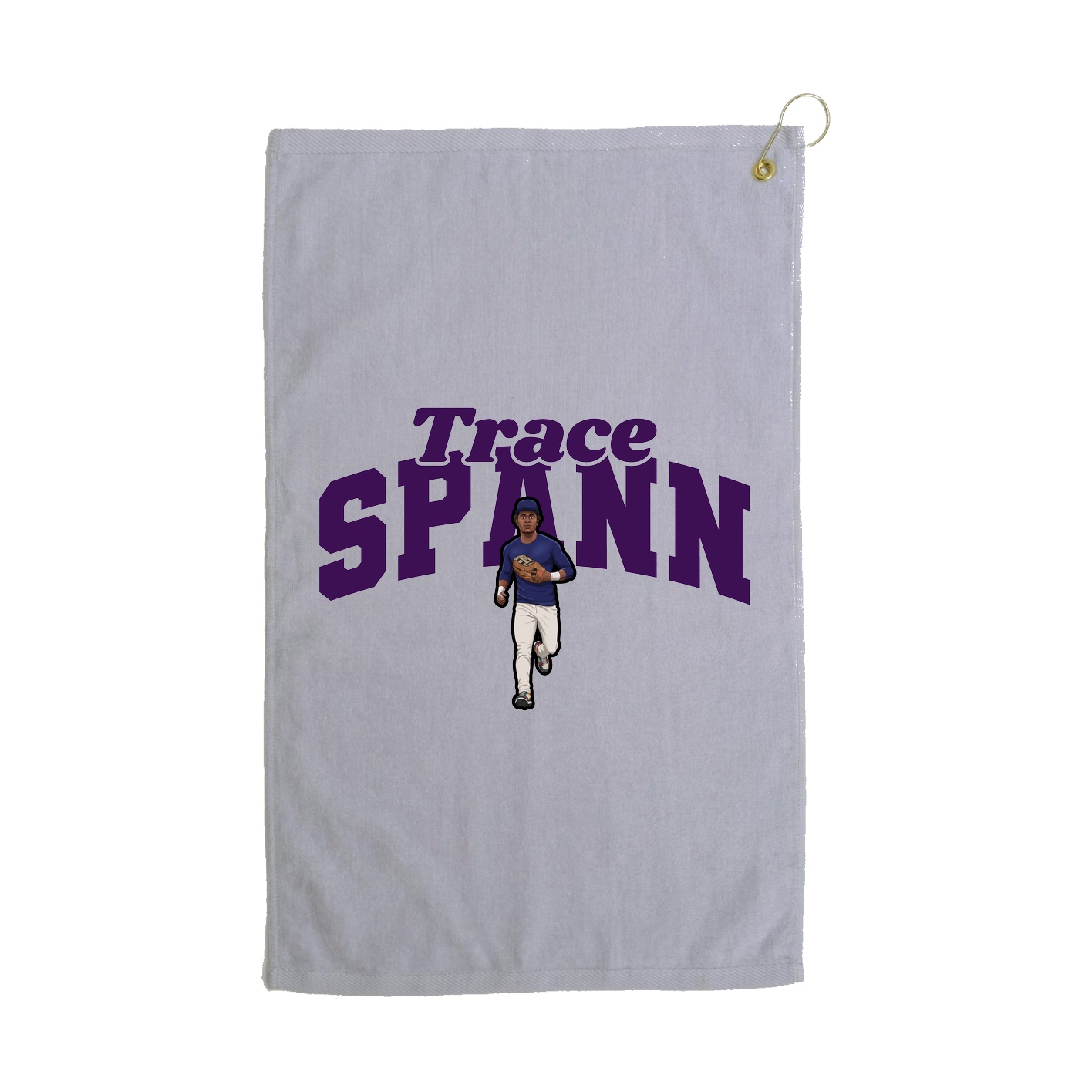 Golf Towel — Signature Arch in Grey