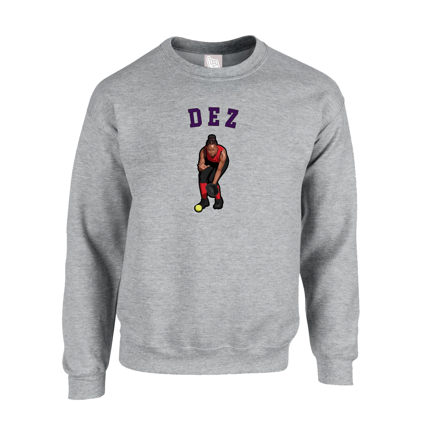 Fleece Crew — Shirsey Arch in Grey