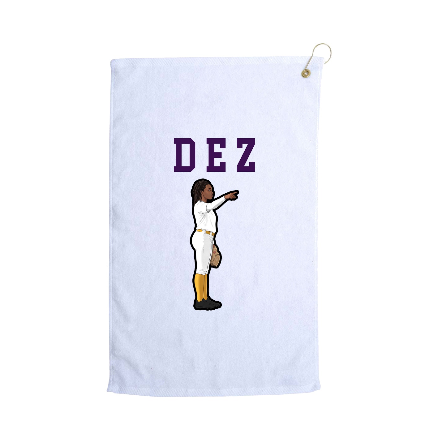 Golf Towel — Shirsey in White