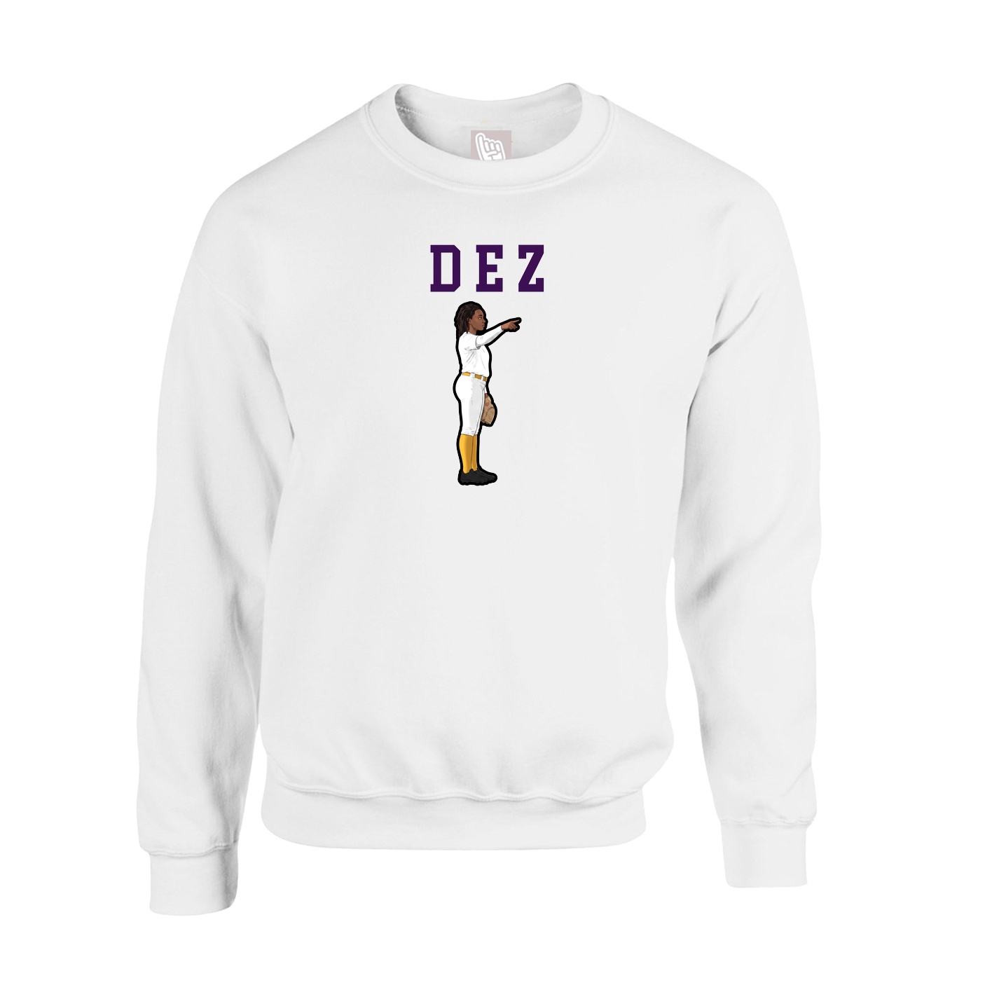 Fleece Crew — Shirsey in White