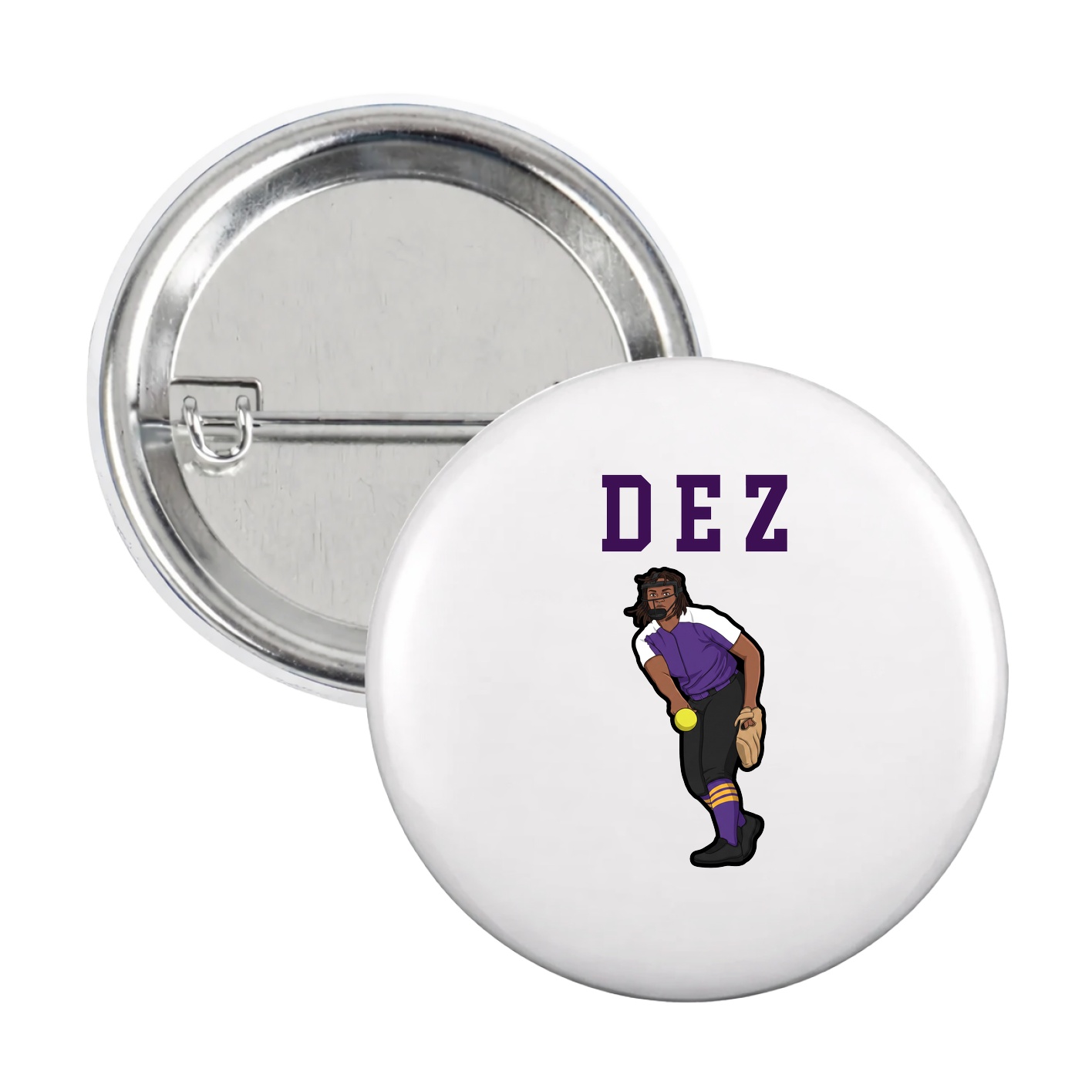 Game Day Button — Shirsey in White