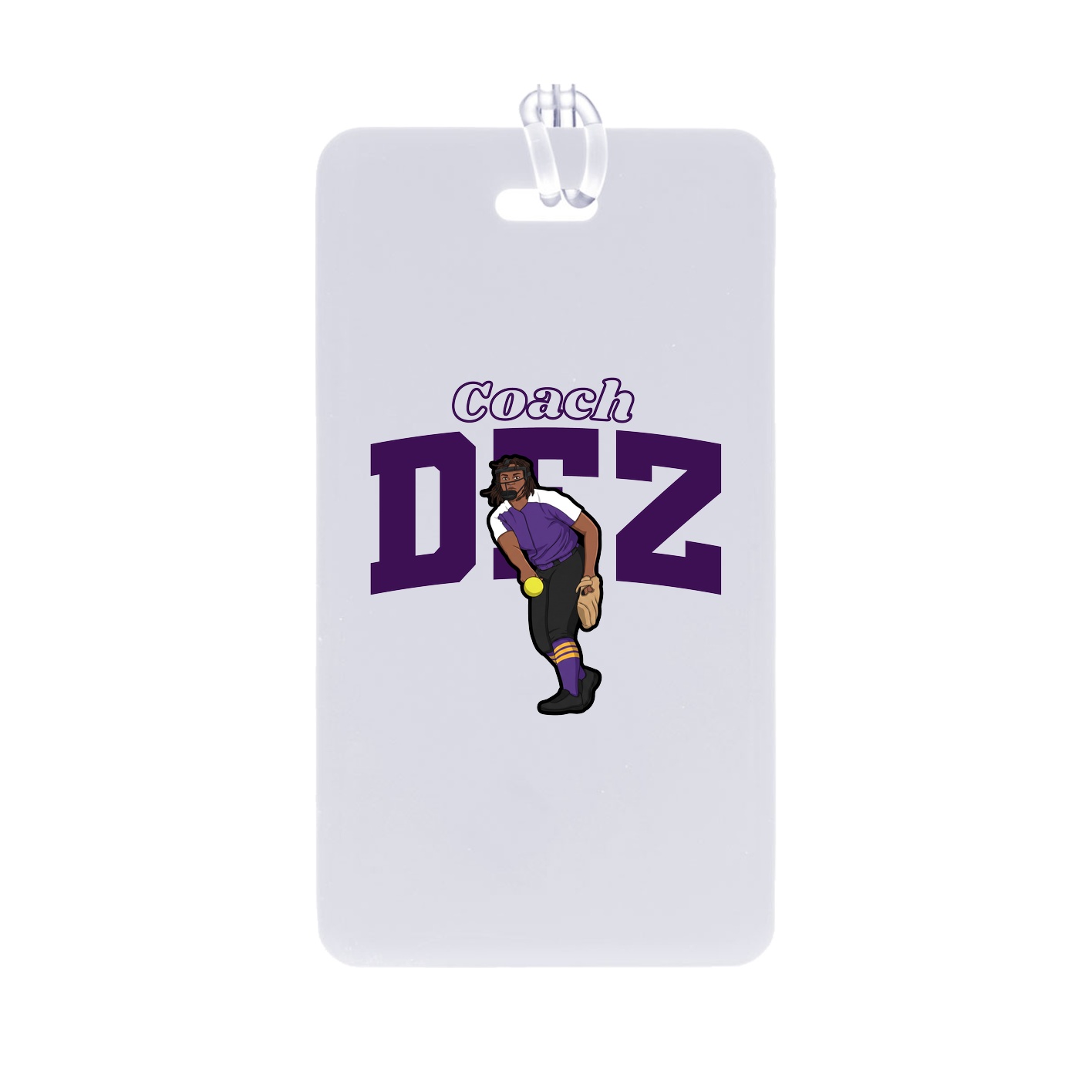 Bag Tag — Name Arch in Classic
