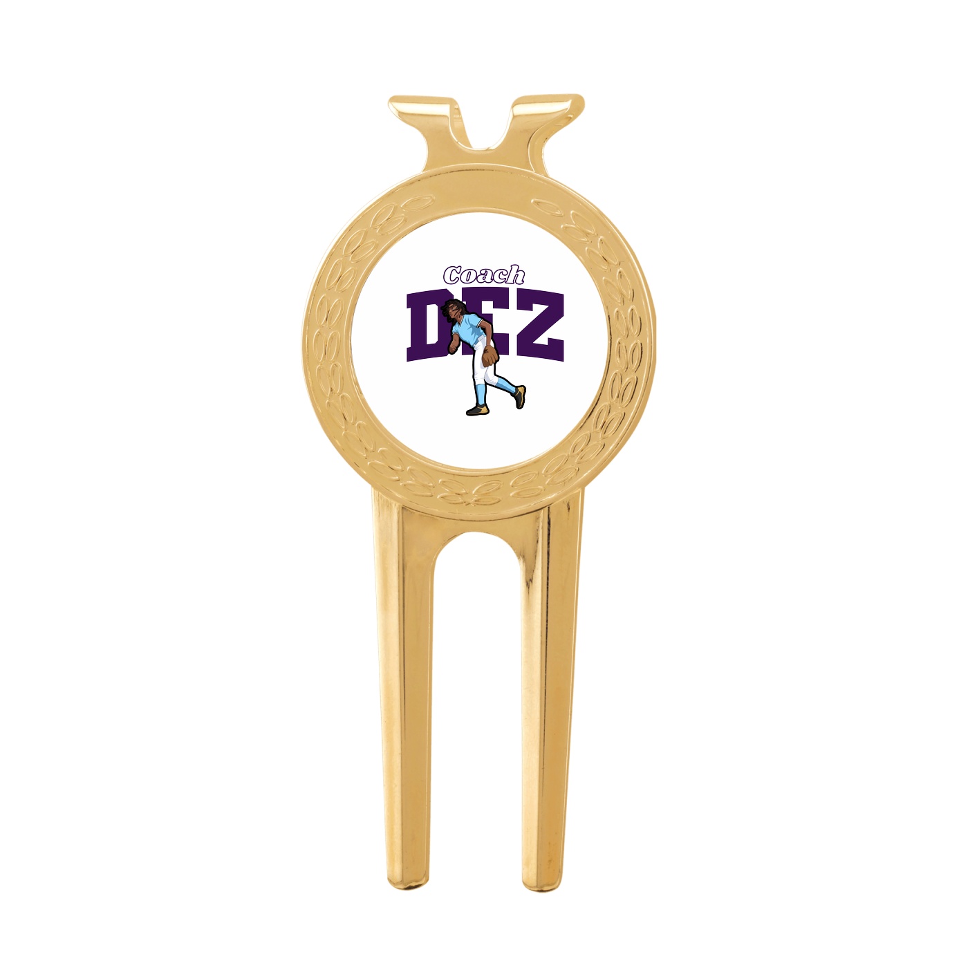 Divot Tool with Ball Marker — Name Arch in Classic