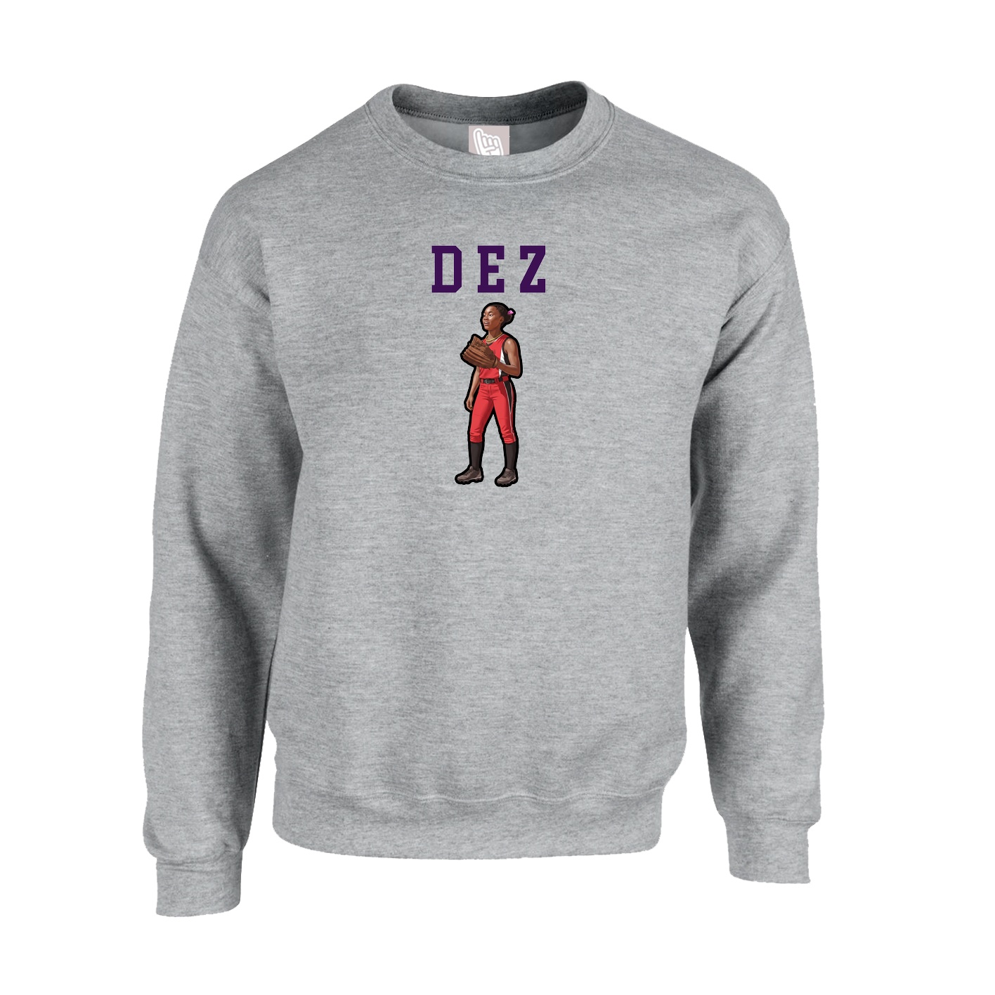Fleece Crew — Shirsey in Grey