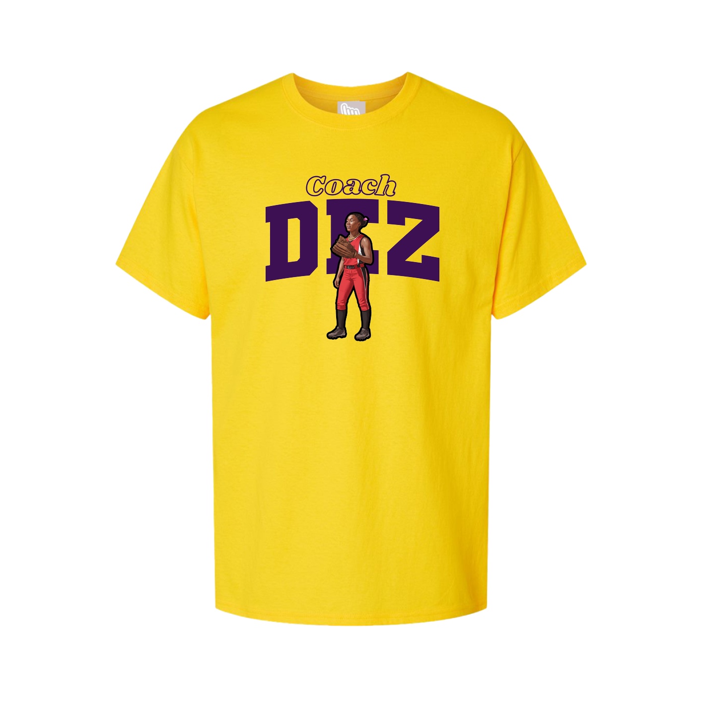Tee — Name Arch in Gold