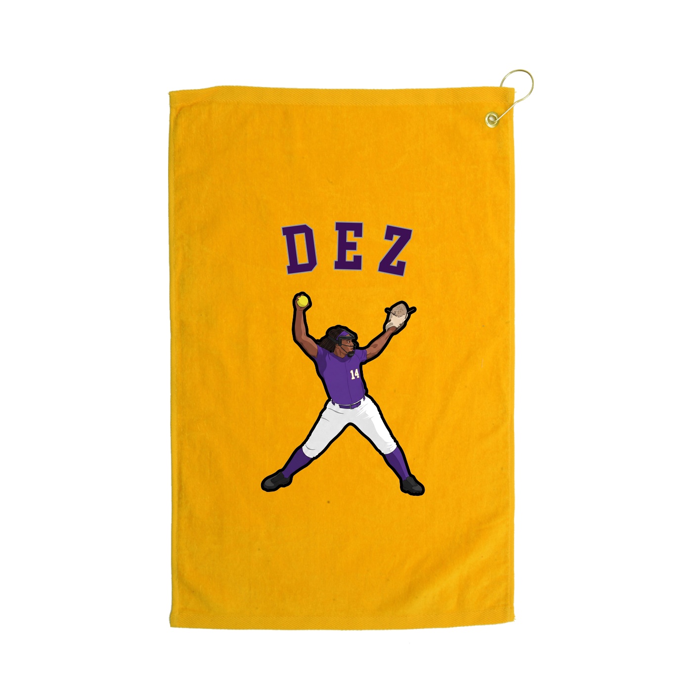 Golf Towel — Shirsey Arch in Gold