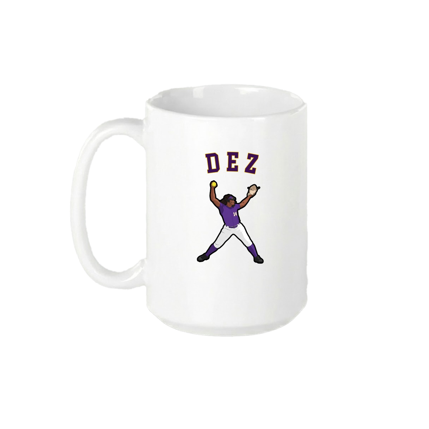 15oz Coffee Mug — Shirsey Arch in White