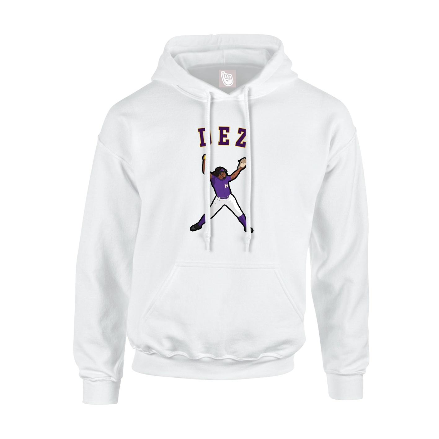 Youth Hoodie — Shirsey Arch in White