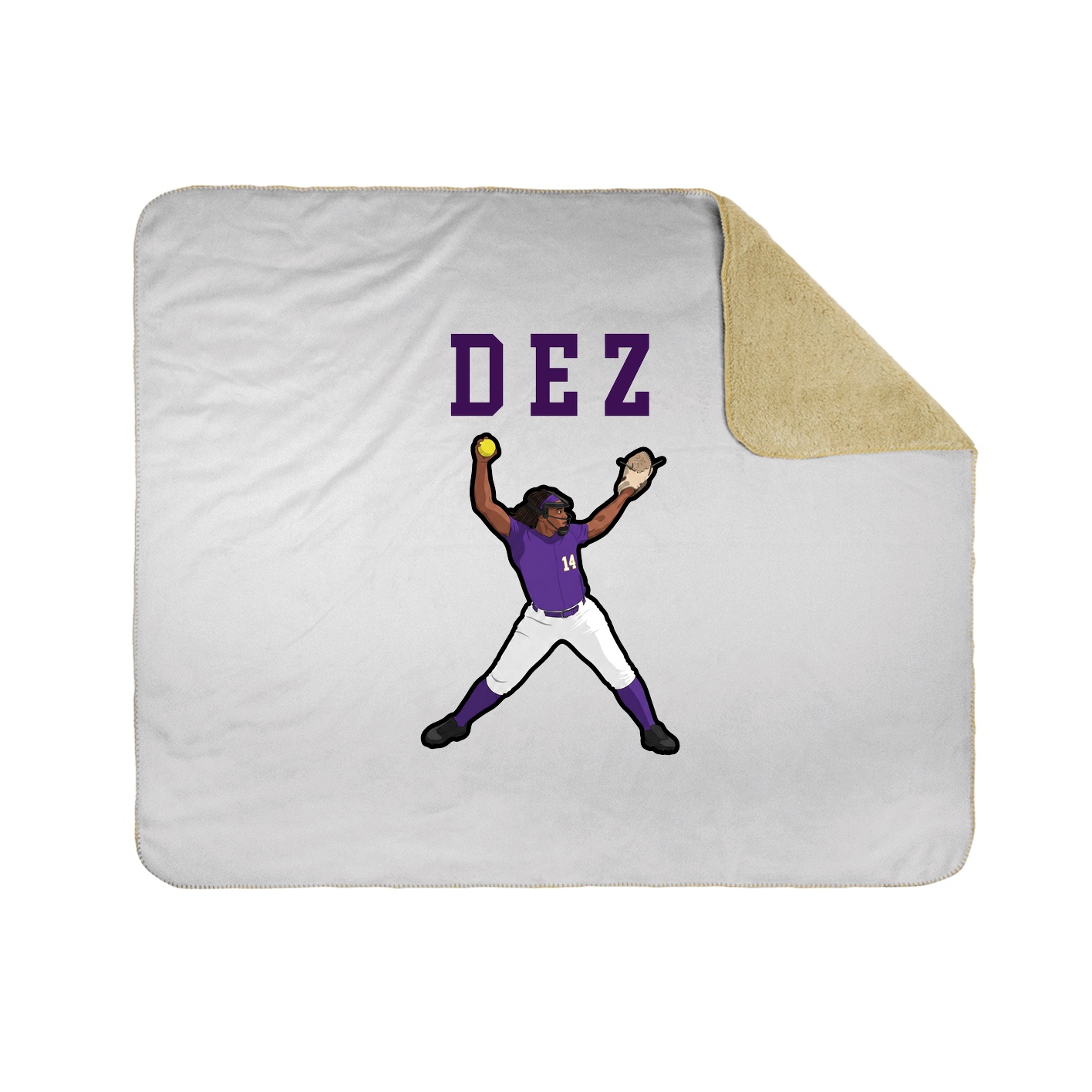 Throw Blanket — Shirsey in White