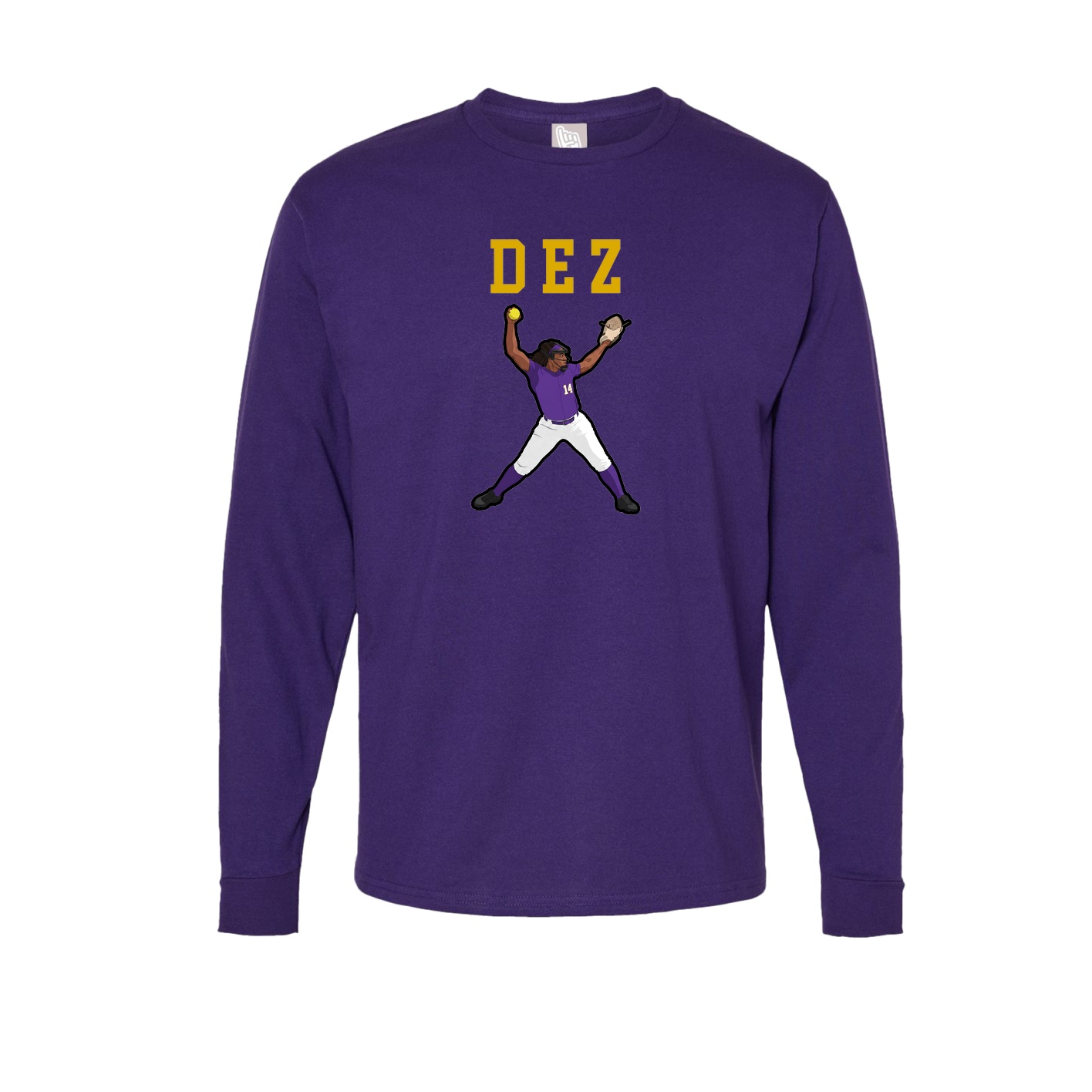 Long Sleeve Tee — Shirsey in Purple