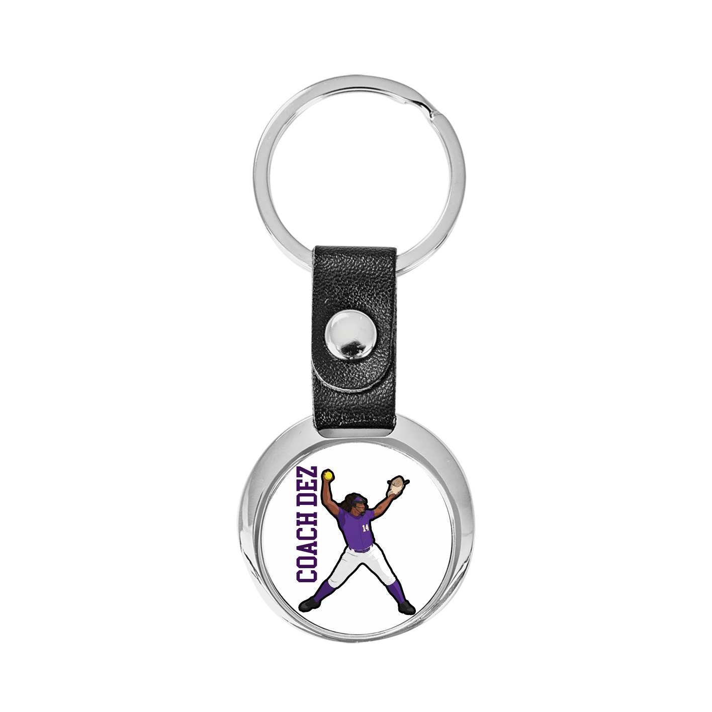 Key Chain — Name Vertical in Classic