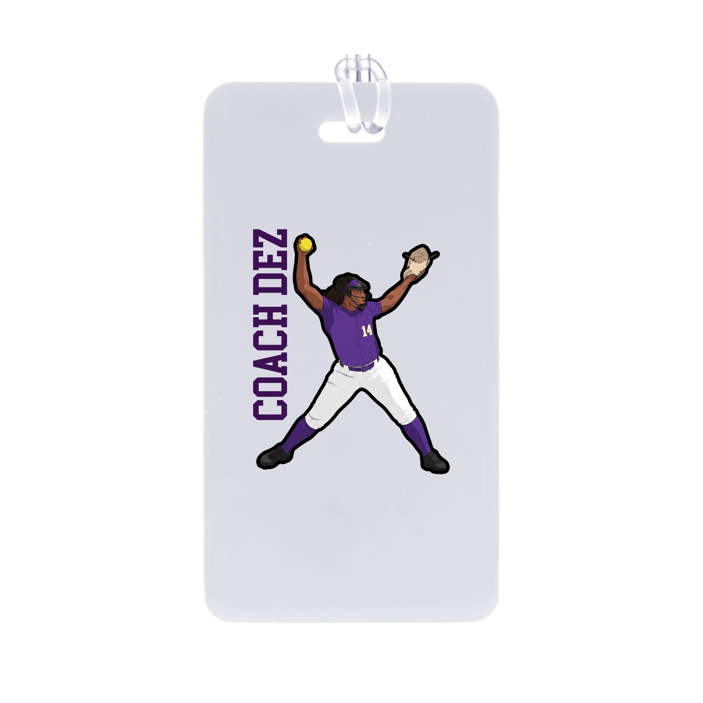 Bag Tag — Name Vertical in Classic