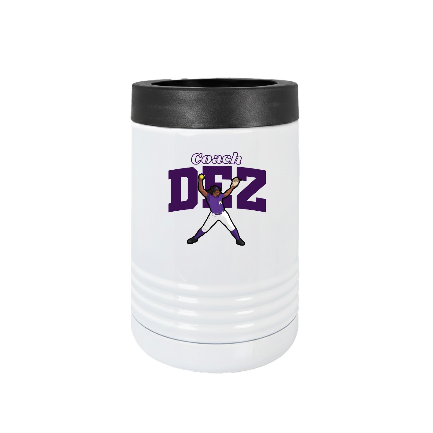 Beverage Holder — Name Arch in White
