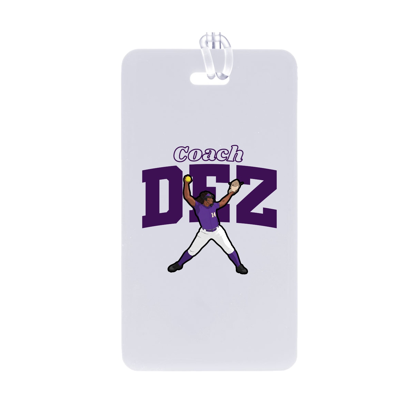 Bag Tag — Name Arch in Classic