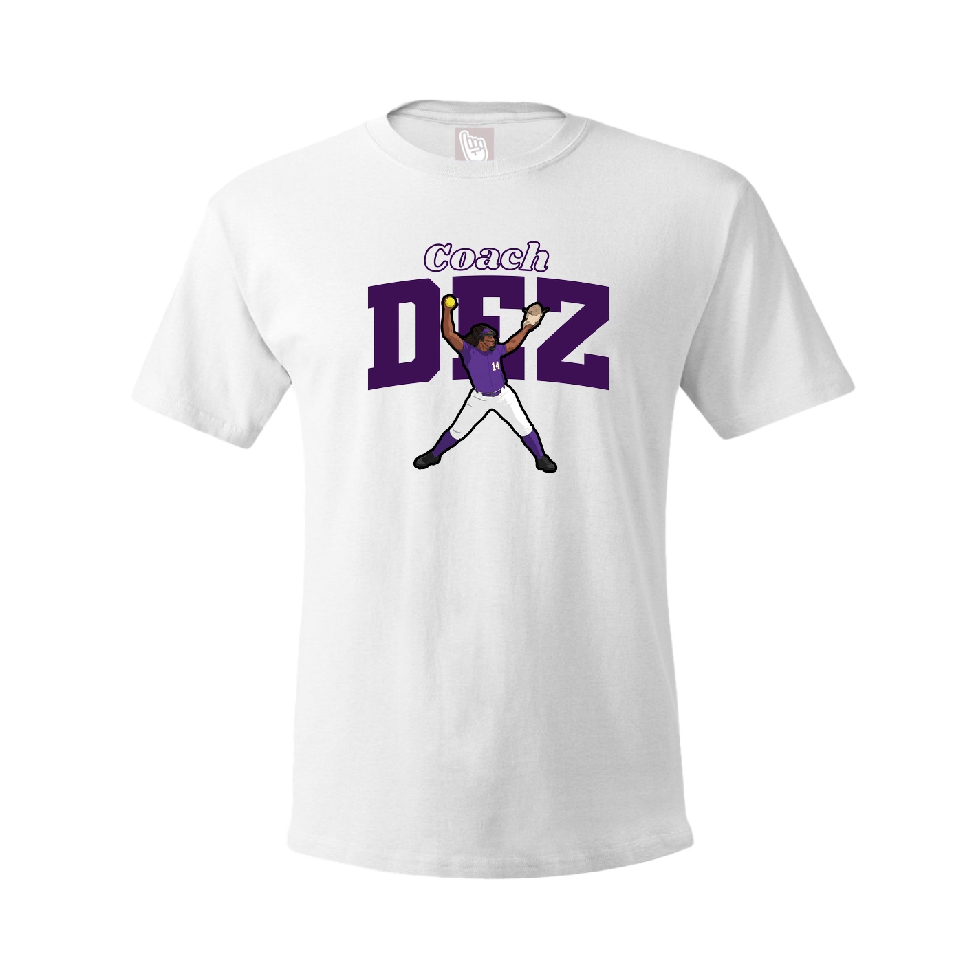 Tee — Name Arch in White
