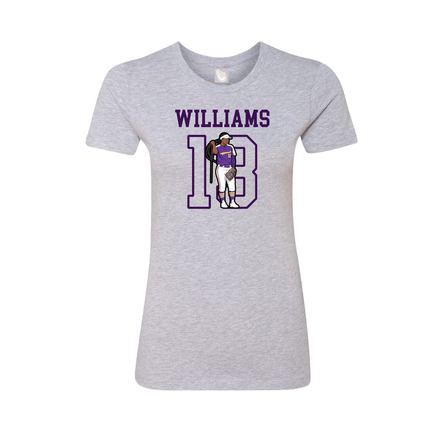 Fitted Women's Tee — Shirsey in Grey