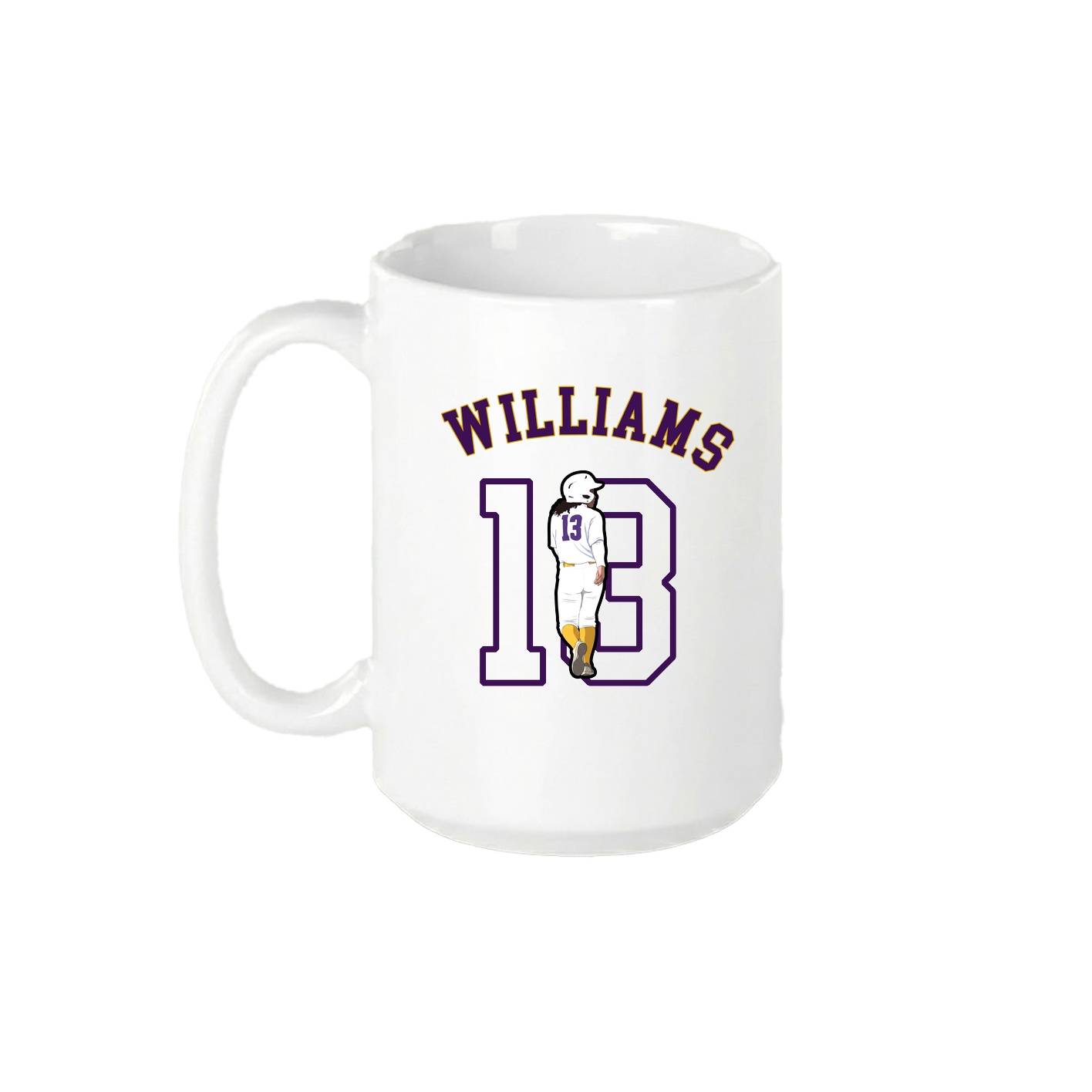 15oz Coffee Mug — Shirsey Arch in White