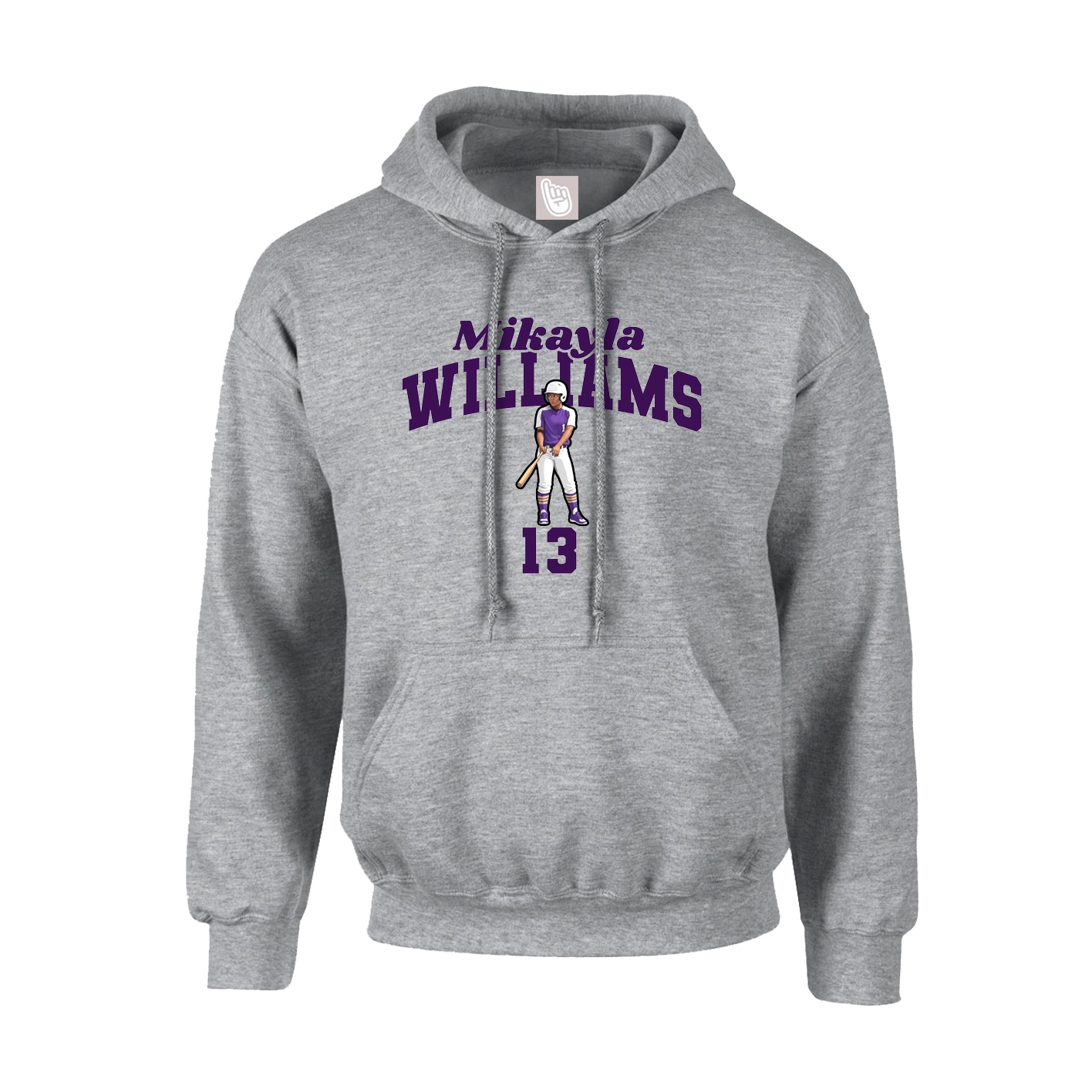 Hoodie — Signature Arch in Grey