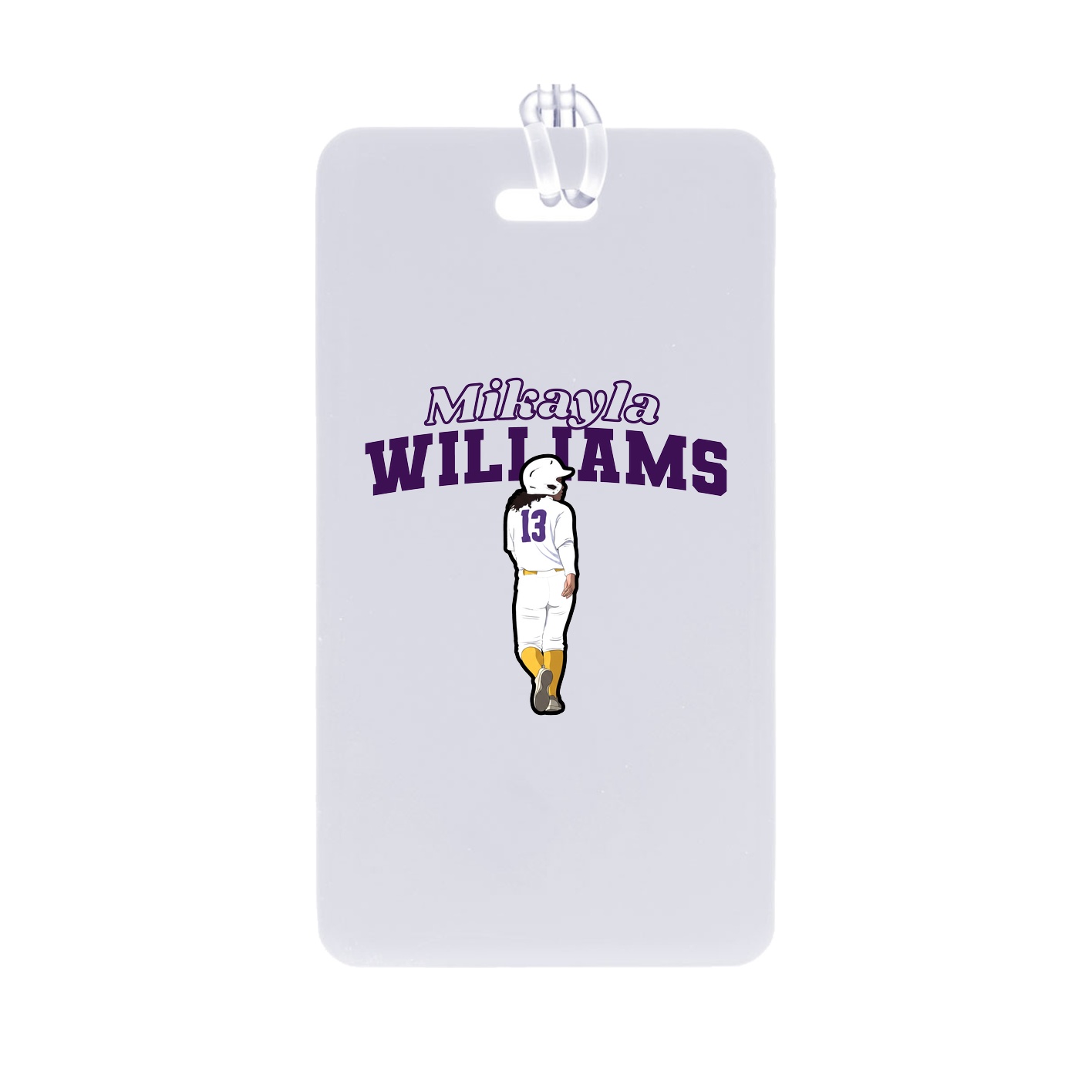 Bag Tag — Name Arch in Classic