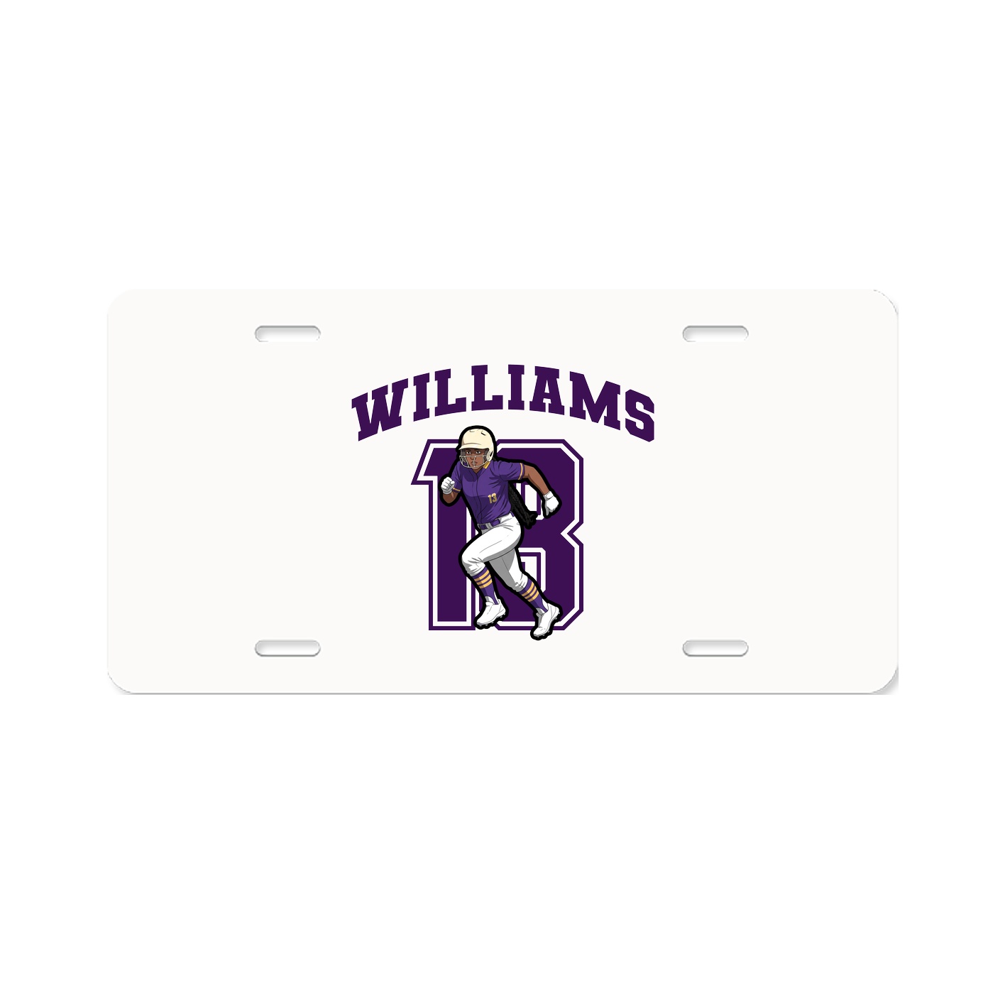 License Plate — Number in Classic
