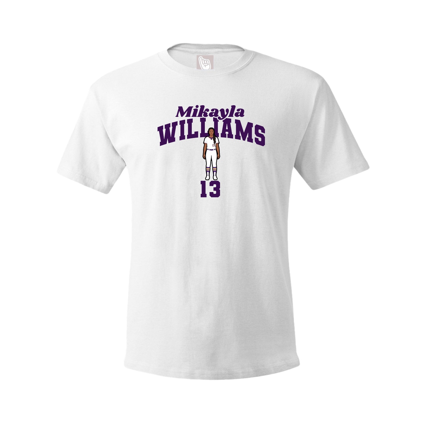 Youth Tee — Signature Arch in White