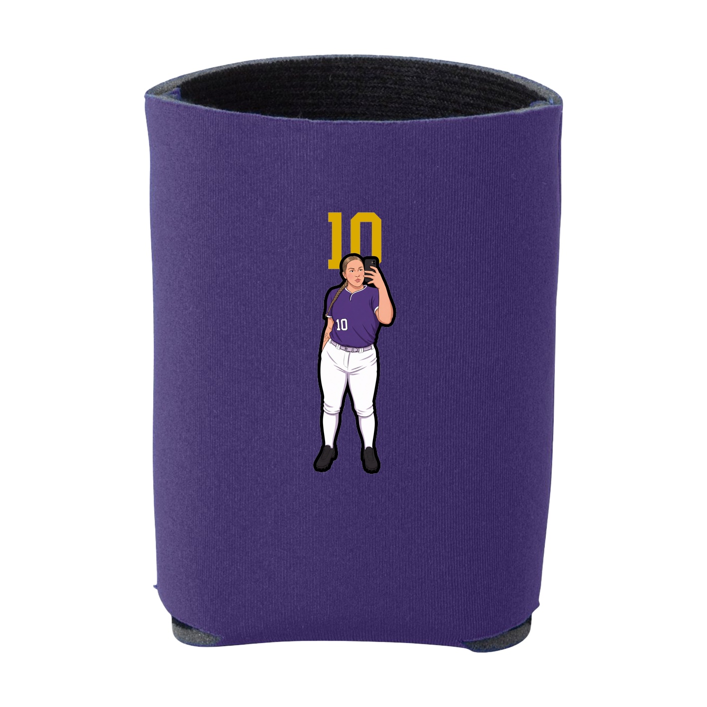 Can Holder — Number Top in Purple