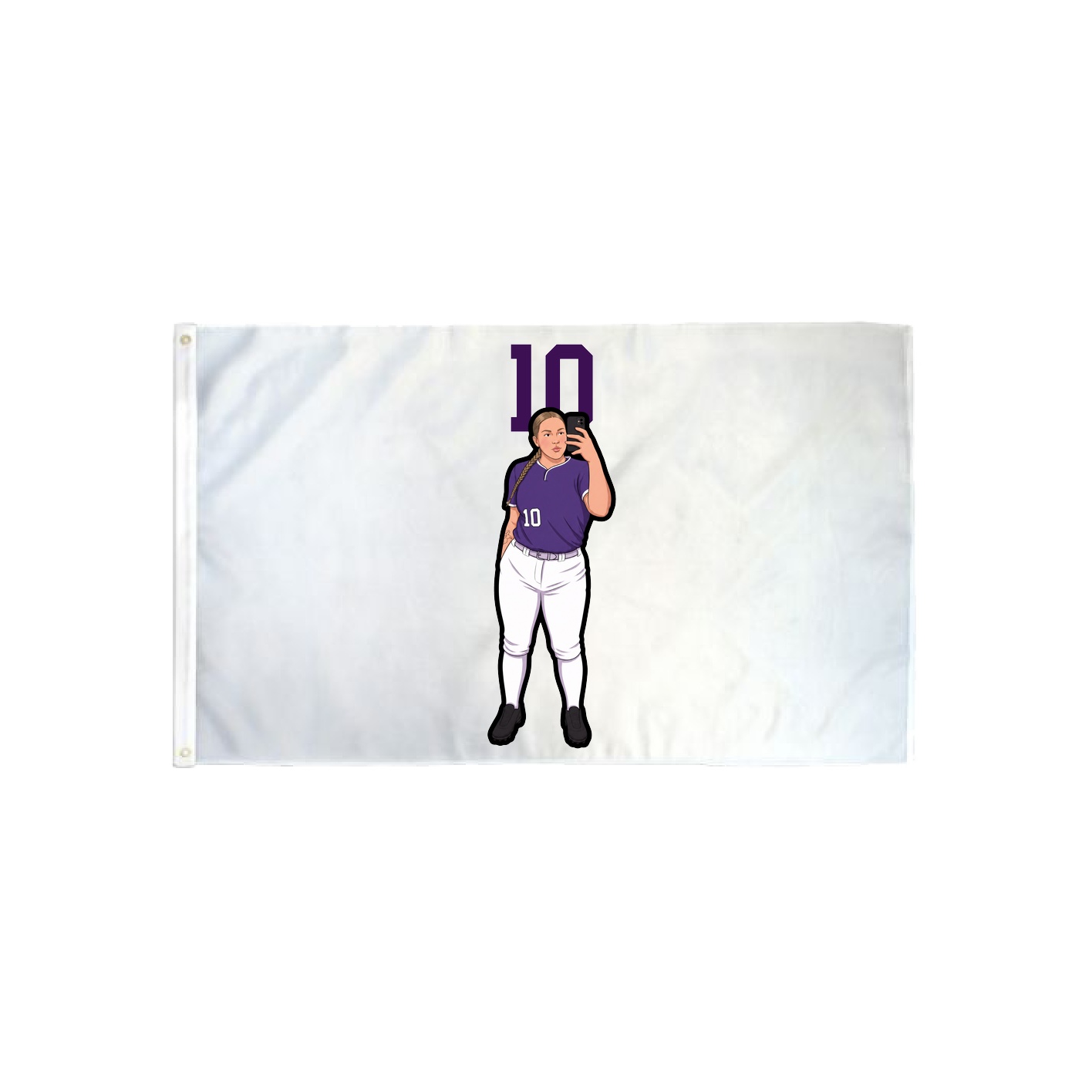 3x5 Flag — Number Top in Classic