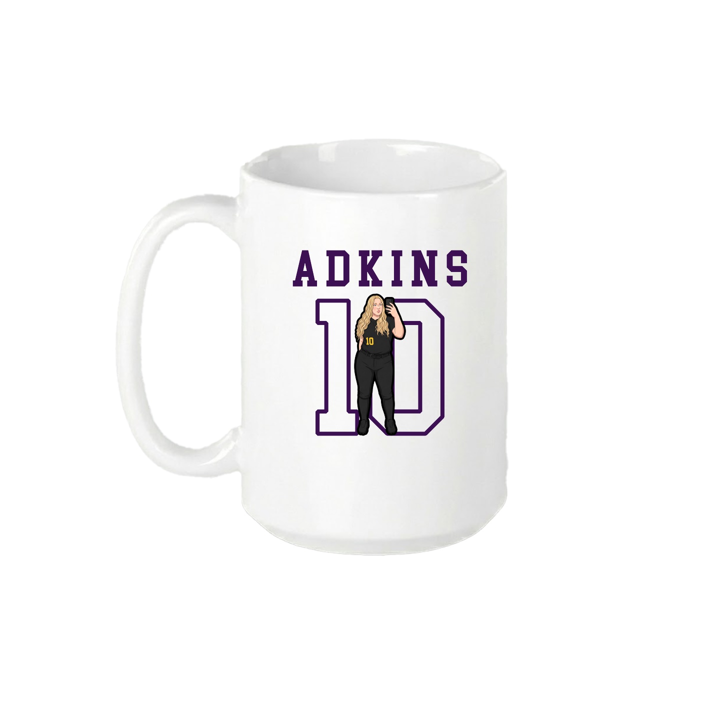 15oz Coffee Mug — Shirsey in White
