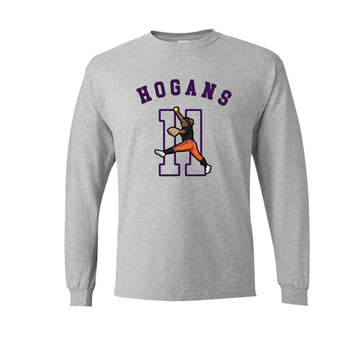Long Sleeve Tee — Shirsey Arch in Grey