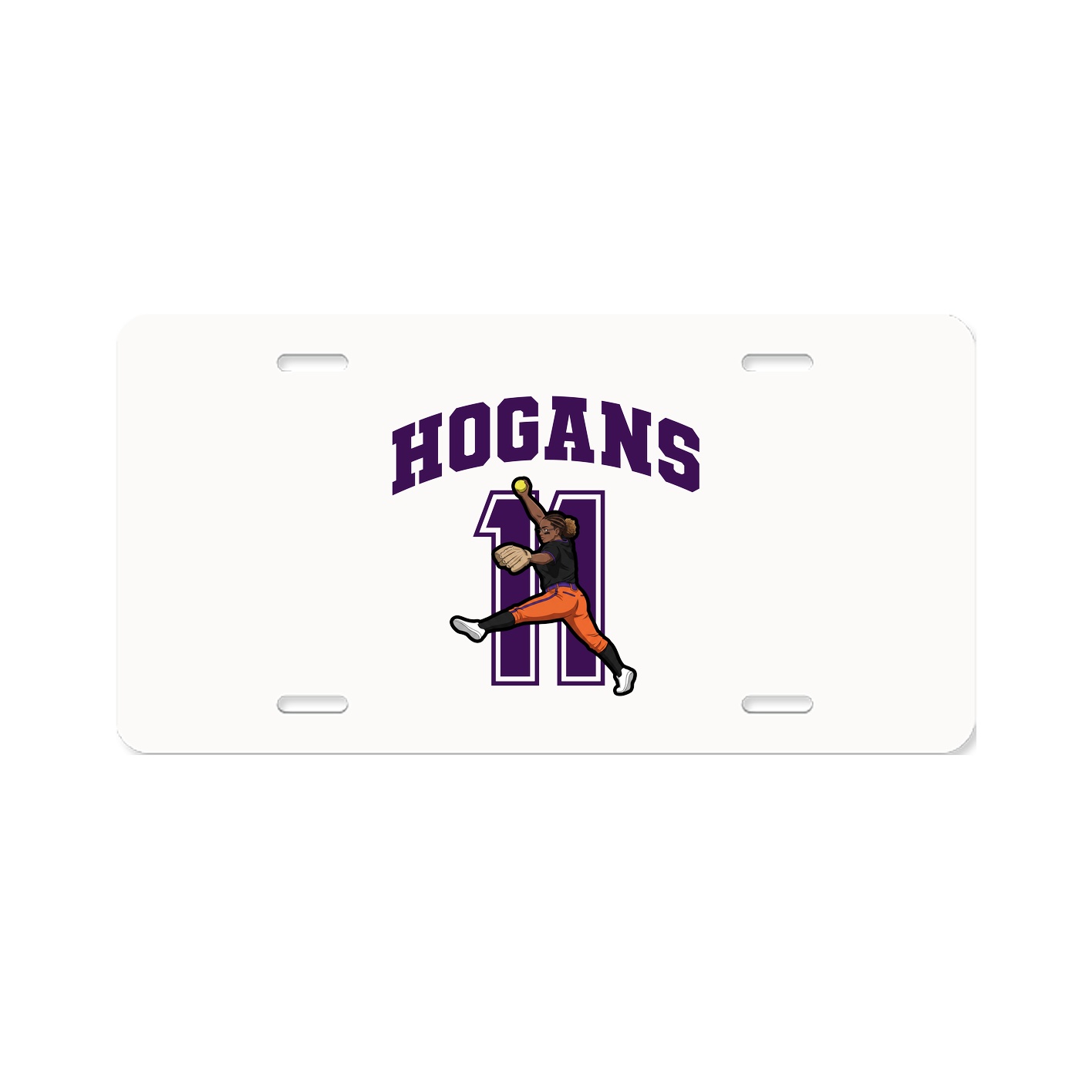 License Plate — Number in Classic