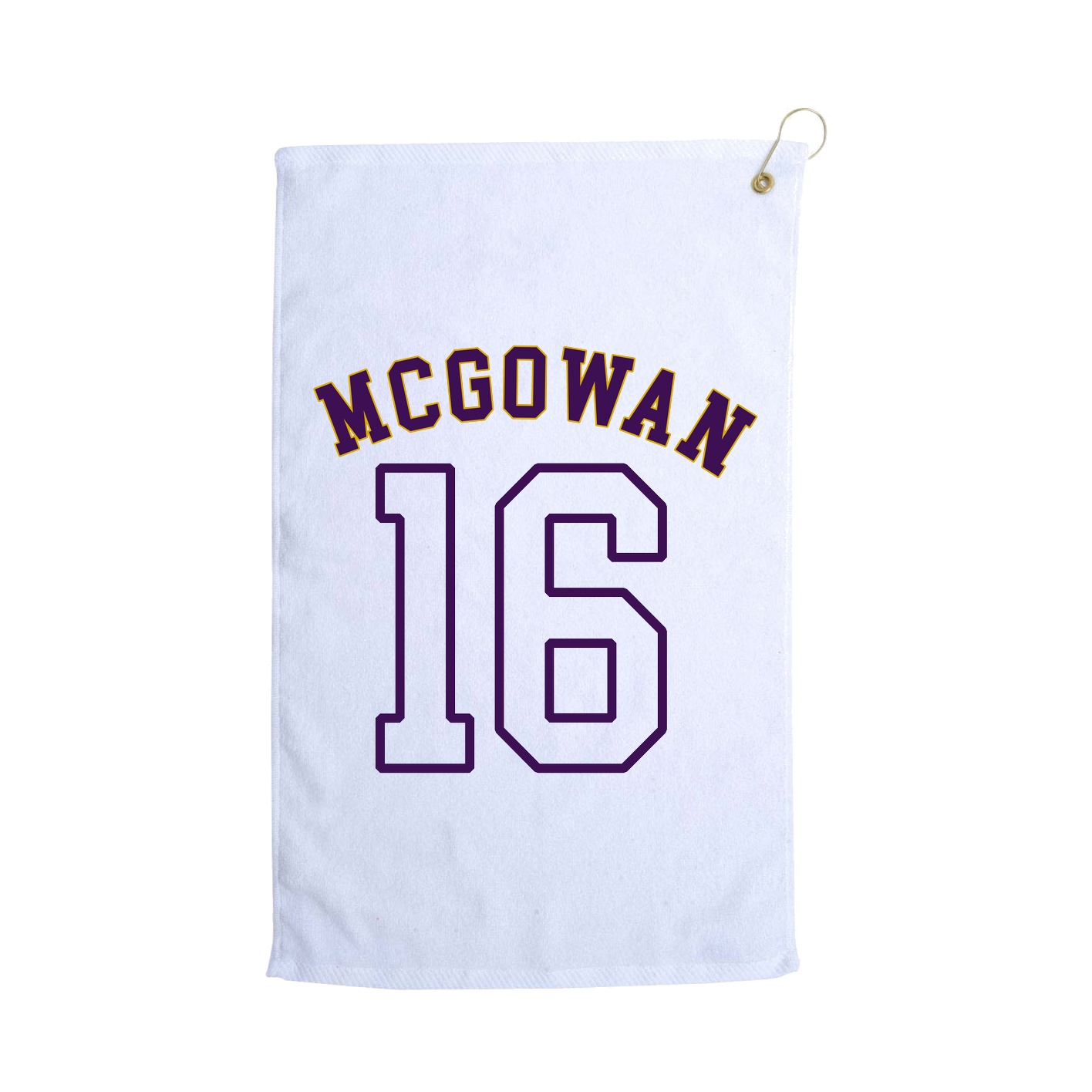 Golf Towel — Shirsey Arch in White