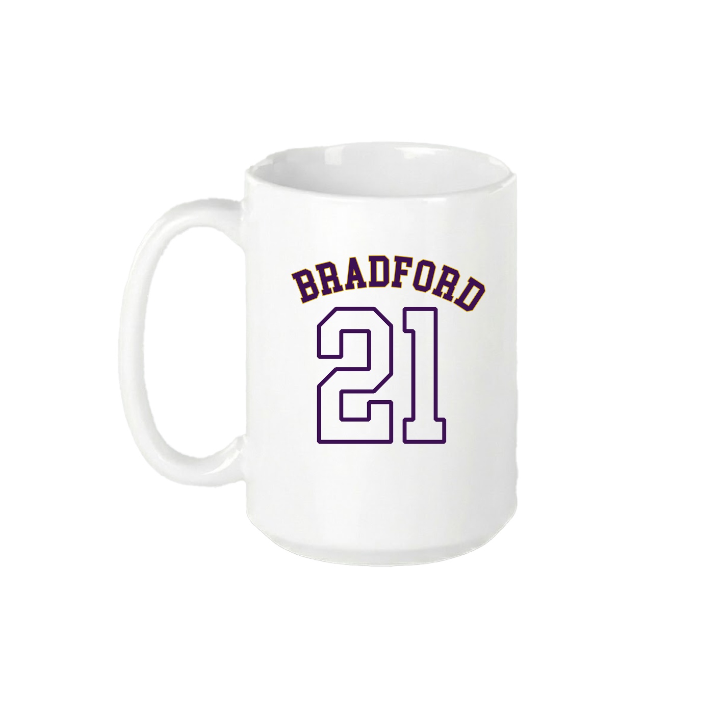 15oz Coffee Mug — Shirsey Arch in White