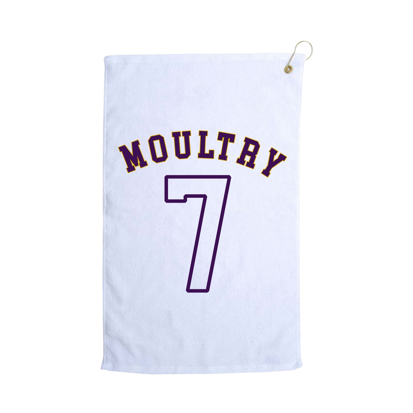 Golf Towel — Shirsey Arch in White