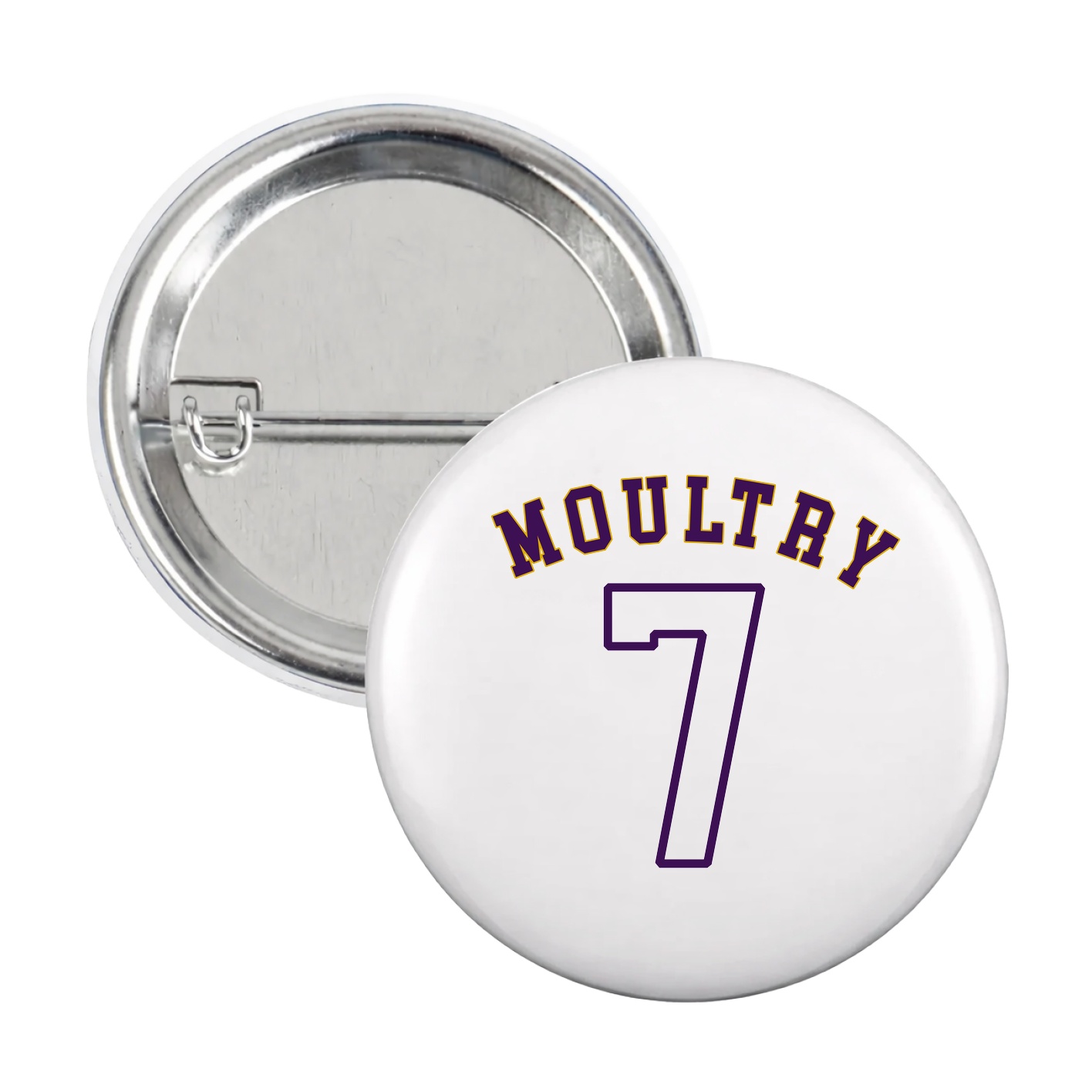 Game Day Button — Shirsey Arch in White