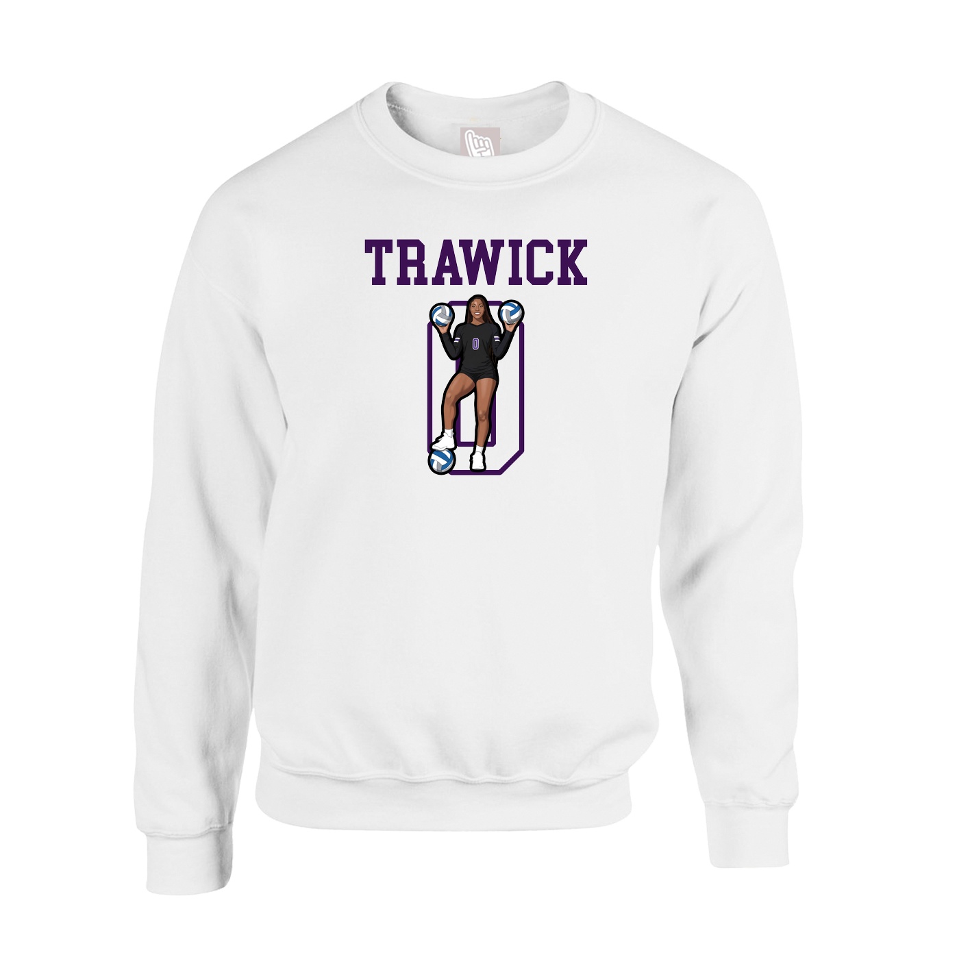 Fleece Crew — Shirsey in White