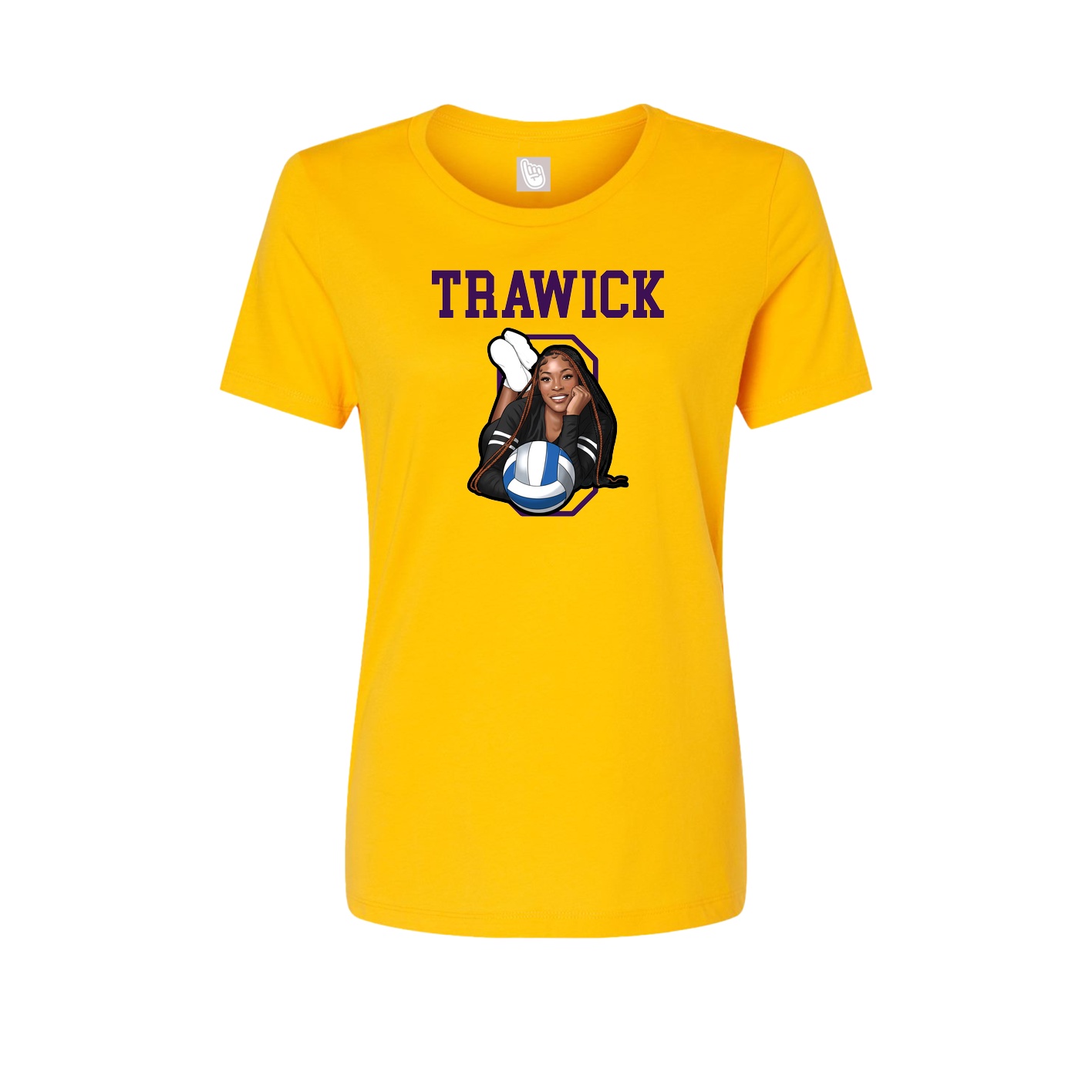 Fitted Women's Tee — Shirsey in Gold