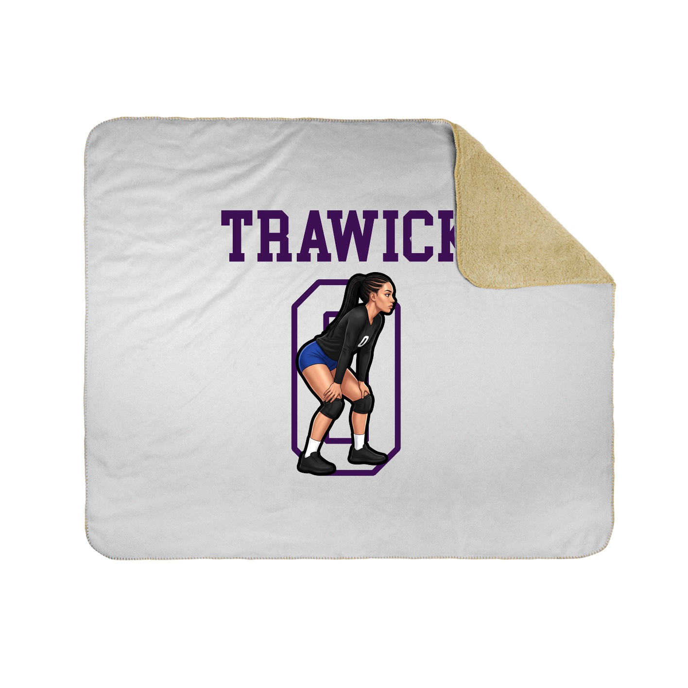 Throw Blanket — Shirsey in White