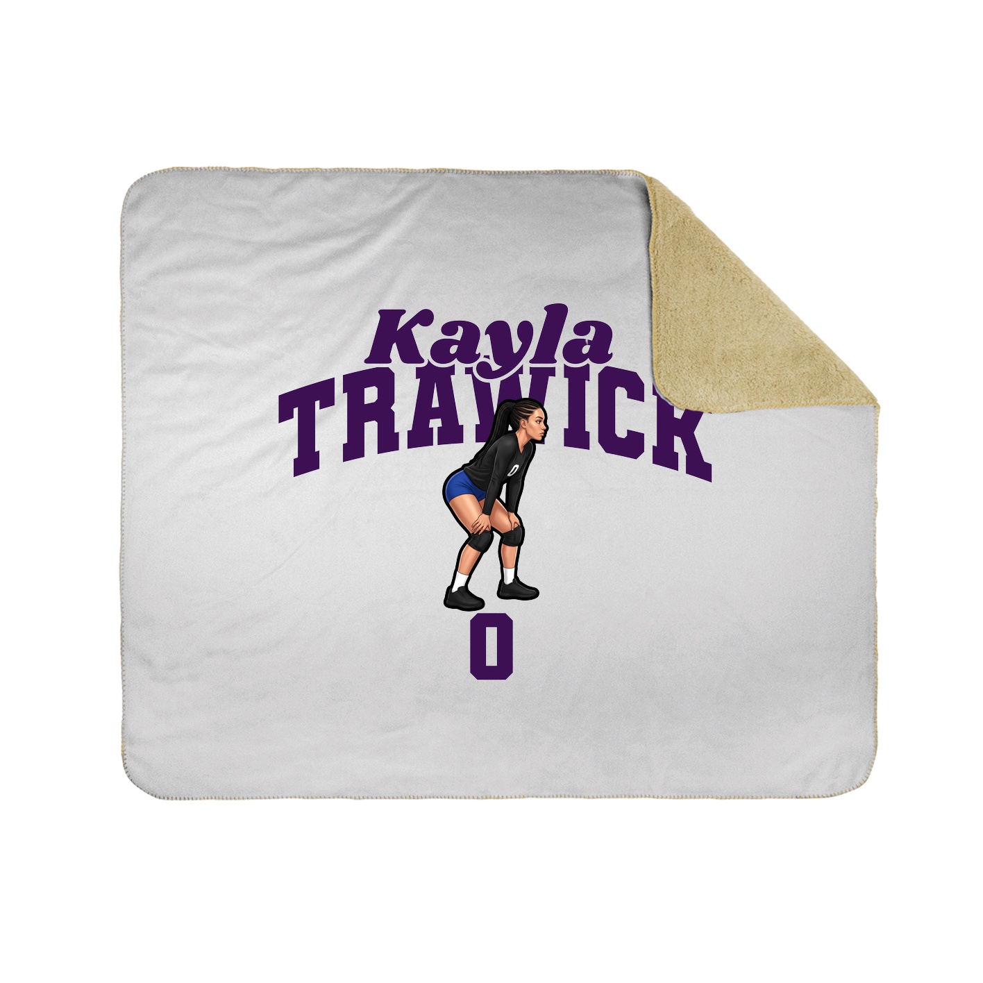 Throw Blanket — Signature Arch in White
