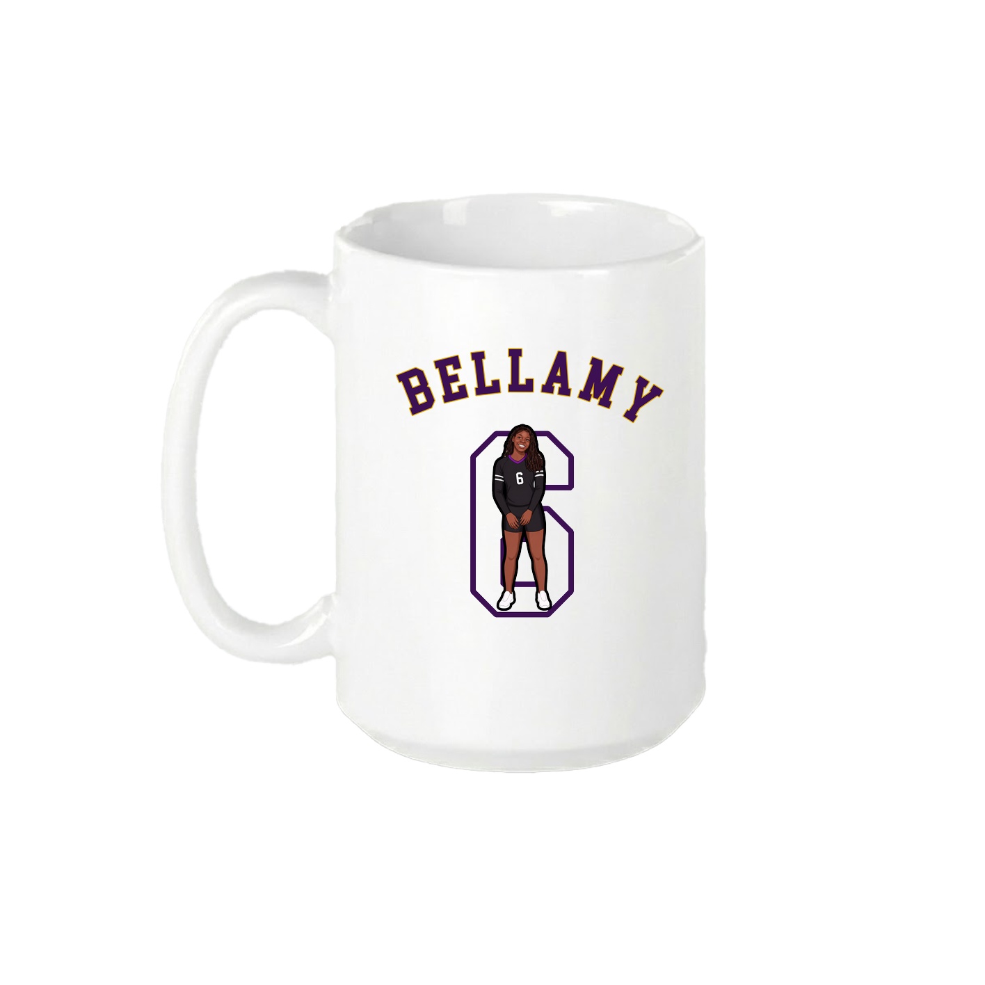 15oz Coffee Mug — Shirsey Arch in White