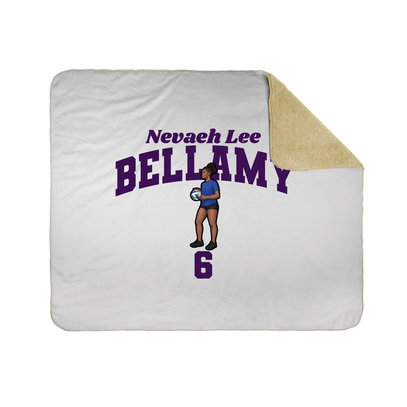 Throw Blanket — Signature Arch in White