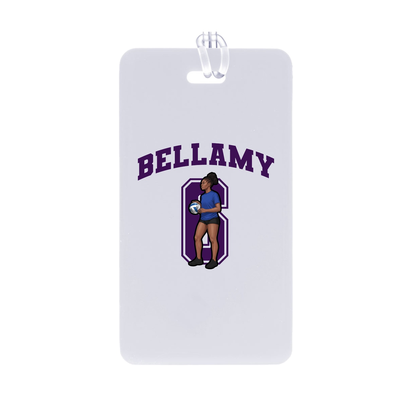 Bag Tag — Number in Classic