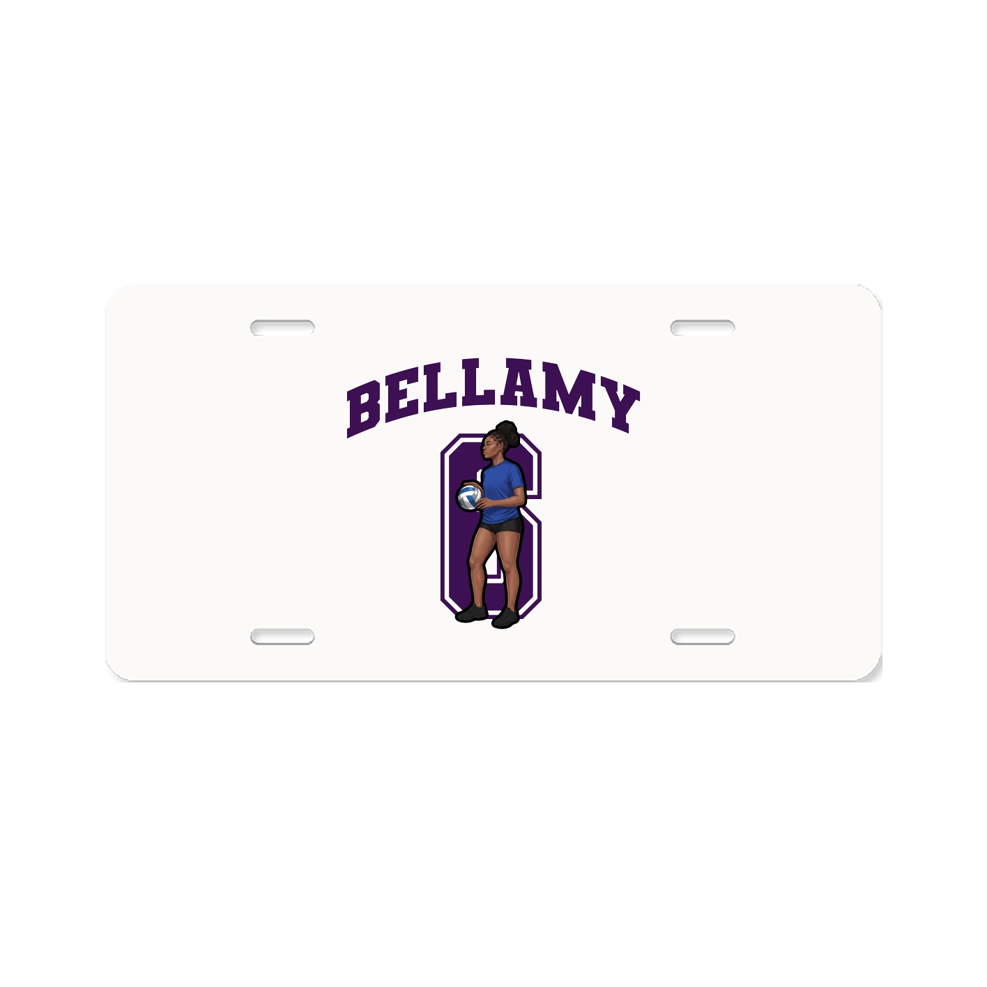 License Plate — Number in Classic