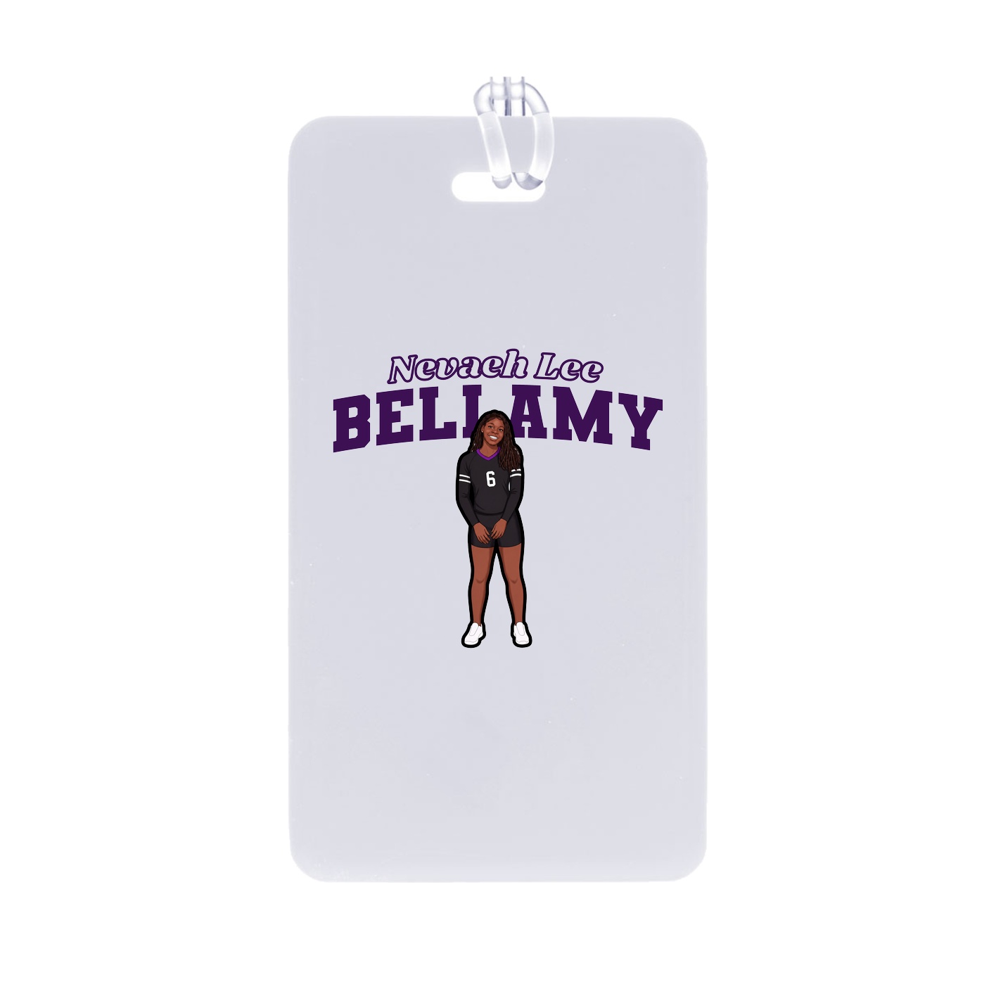 Bag Tag — Name Arch in Classic