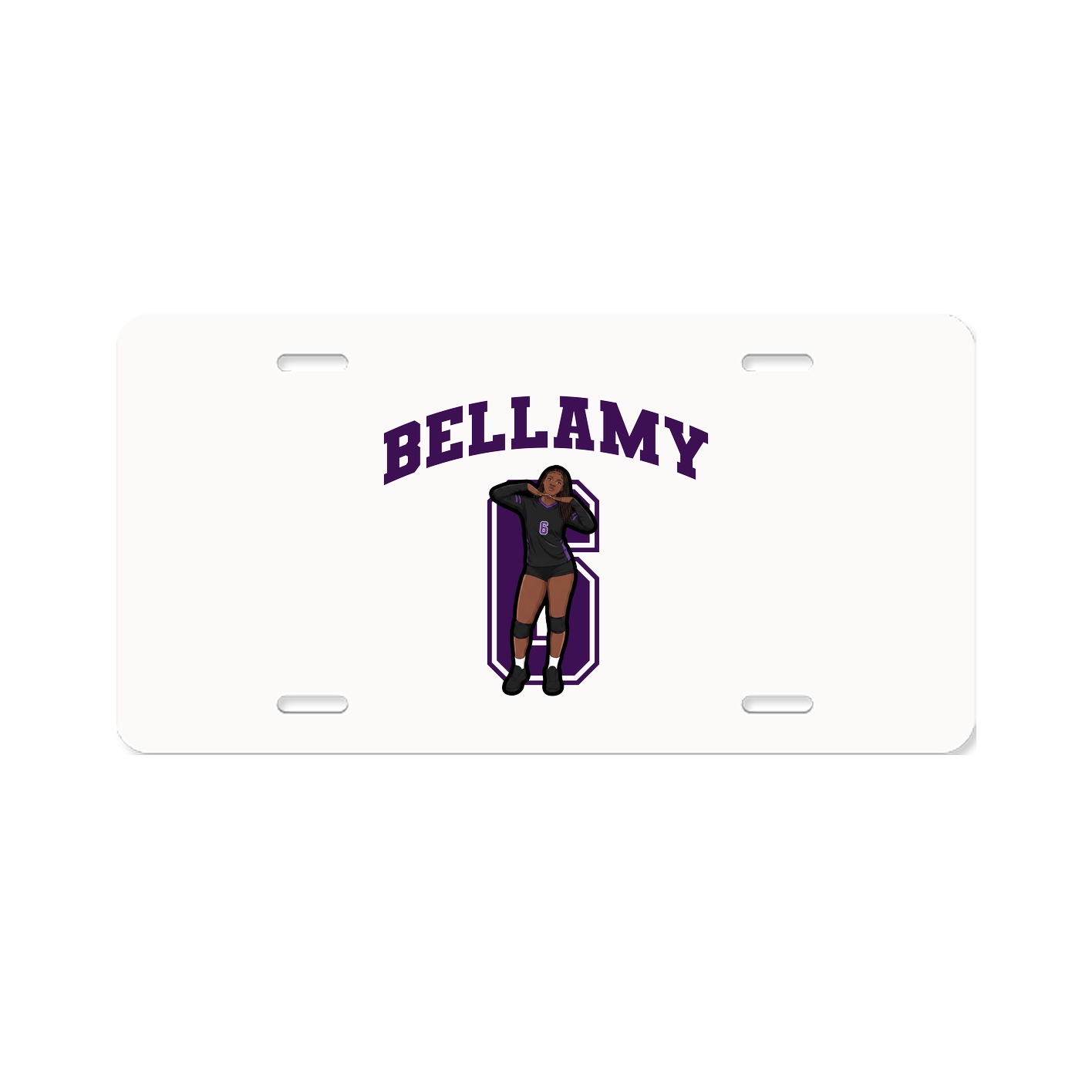 License Plate — Number in Classic